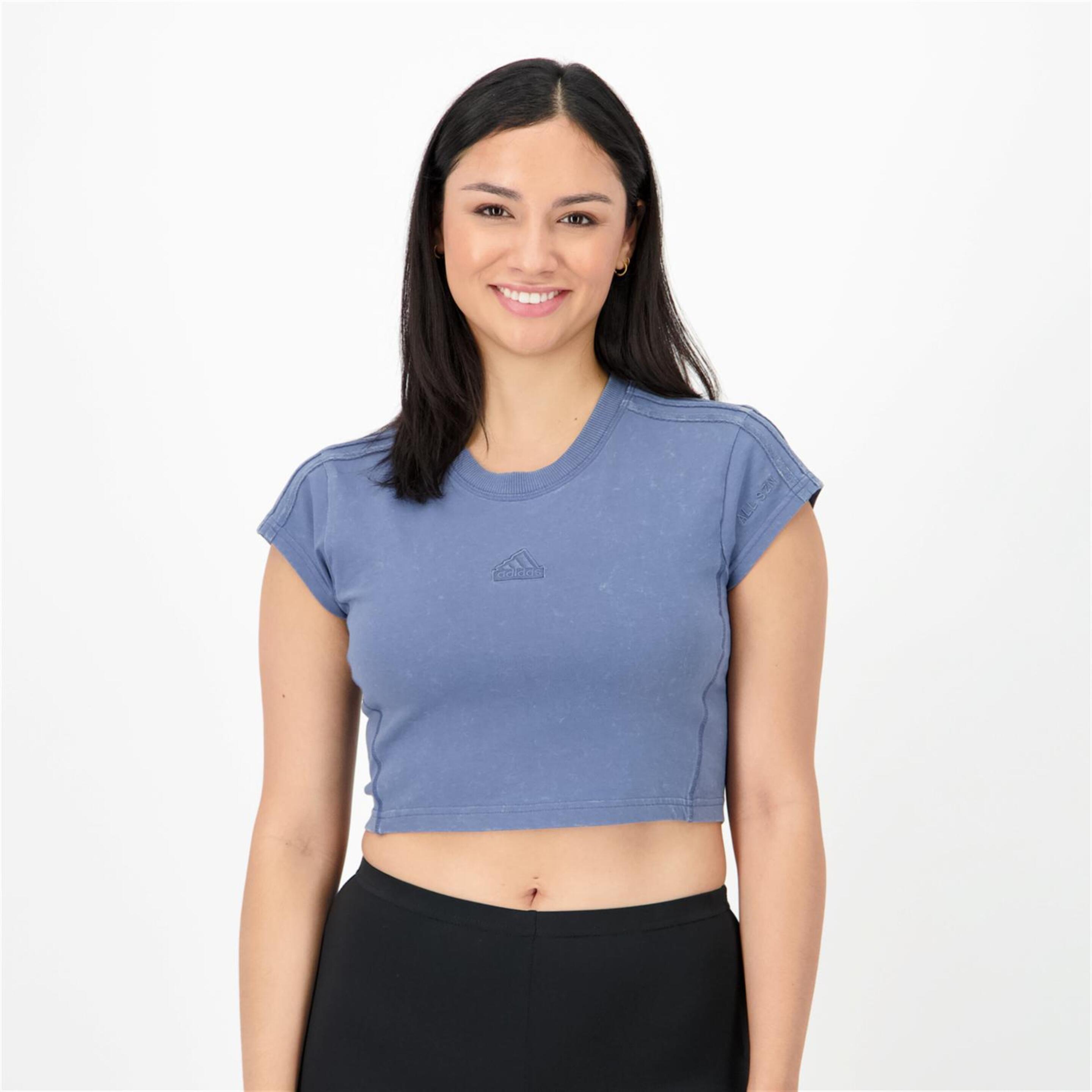 adidas Marble - Azul - Camiseta Mujer  | Sprinter