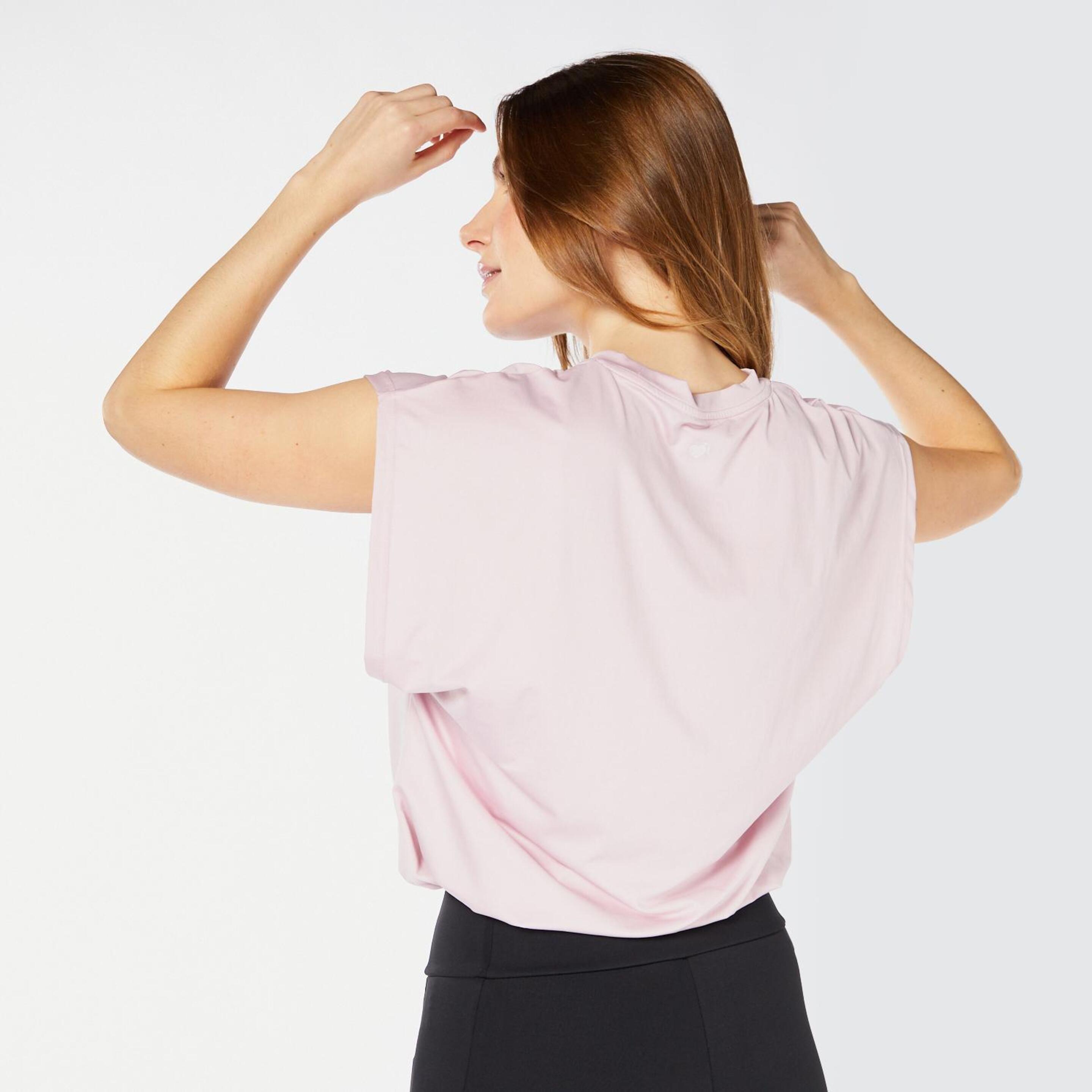 Camiseta La Vecina Rubia - Rosa - Camiseta Running Mujer
