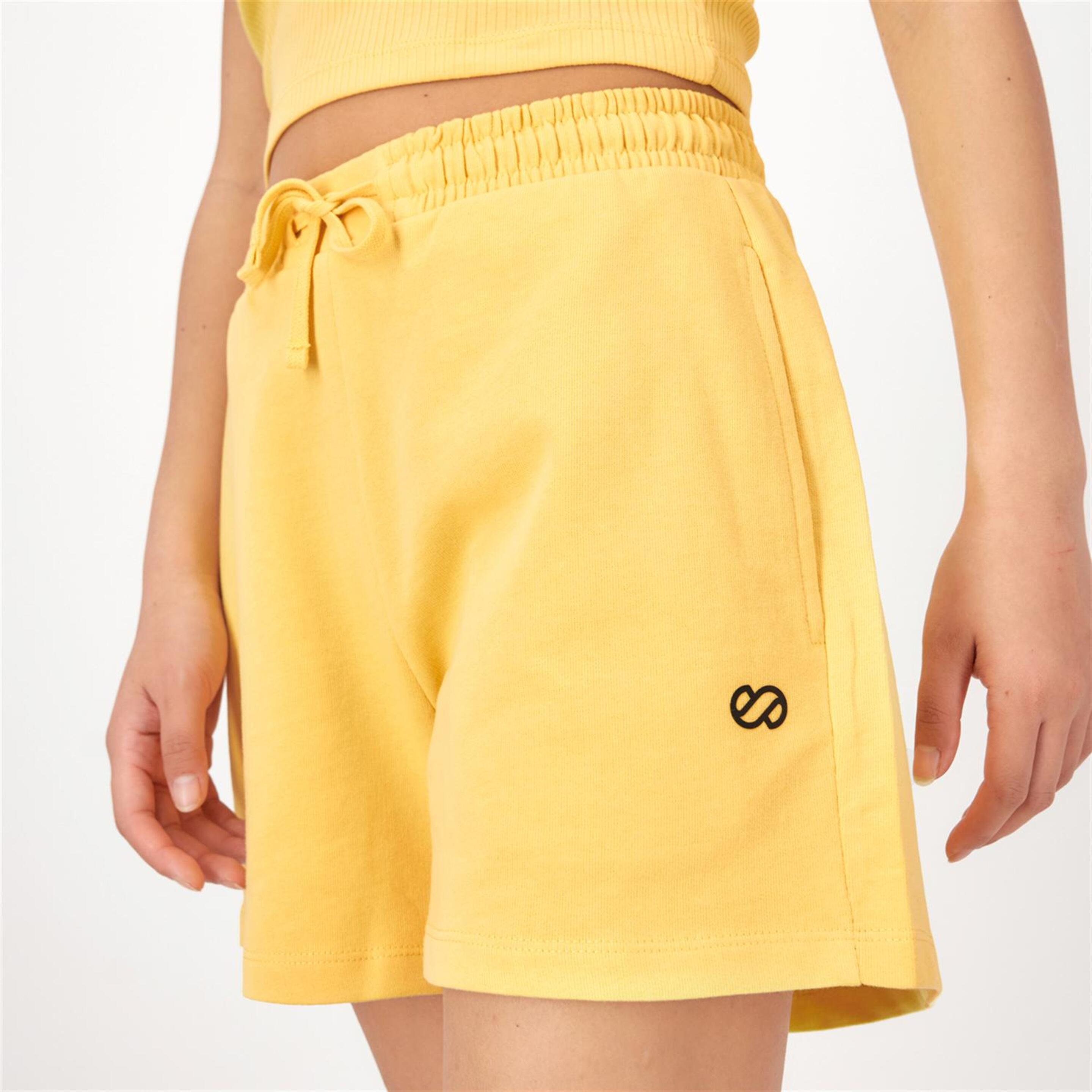 Silver Minimal - amarillo - Pantalón Corto Mujer