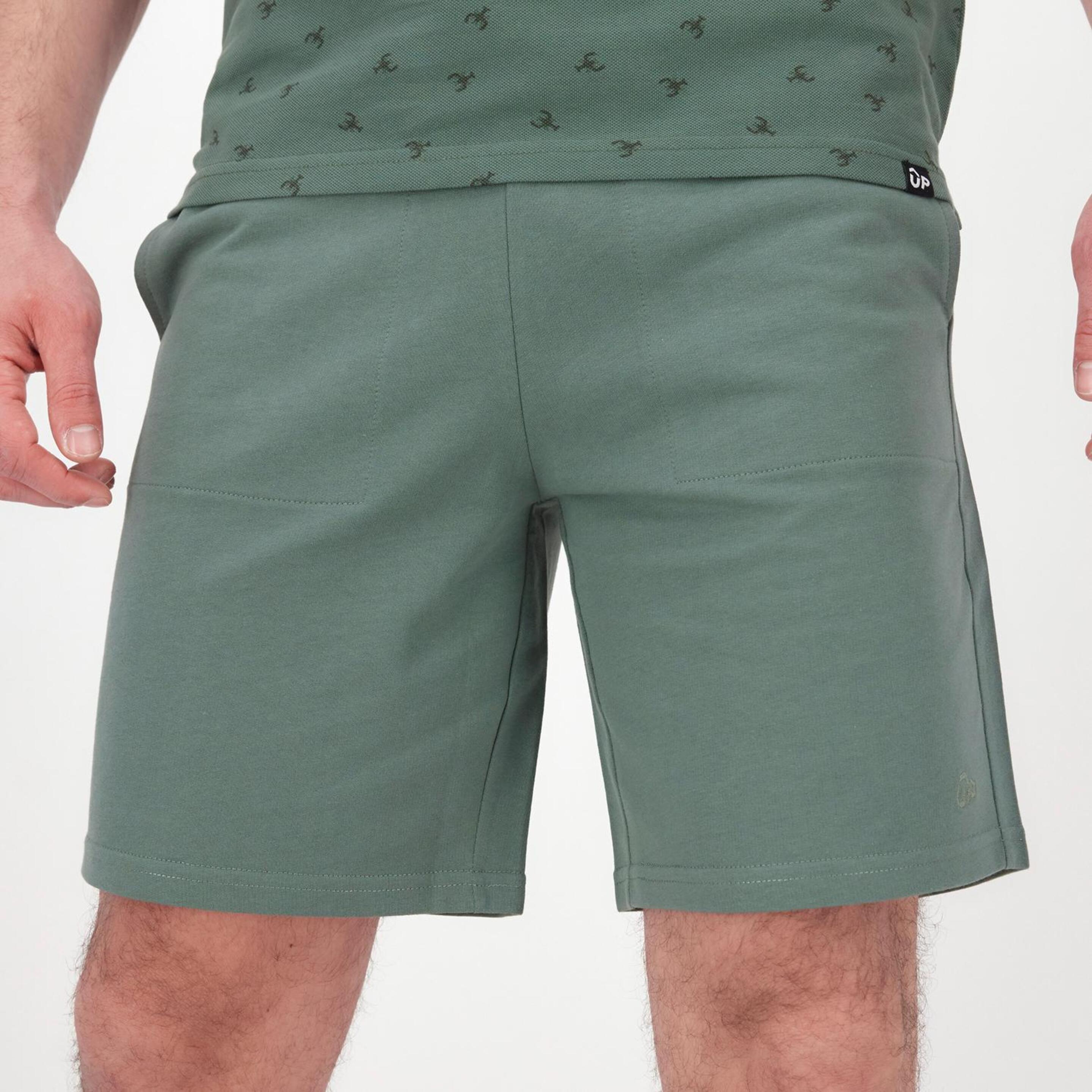 Pantalón Corto Up - verde - Pantalón Algodón Hombre