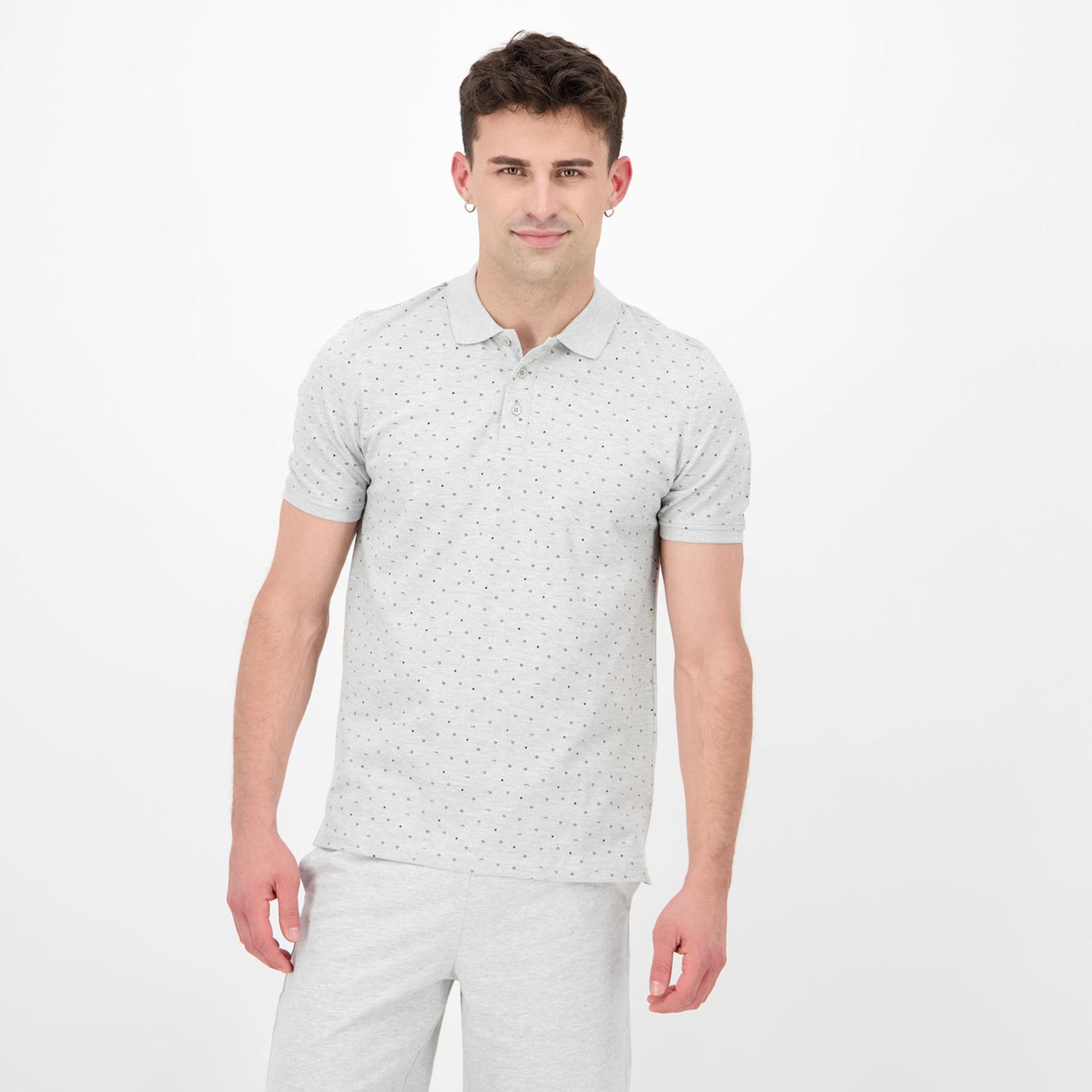 Up Stamps - gris - Polo Hombre