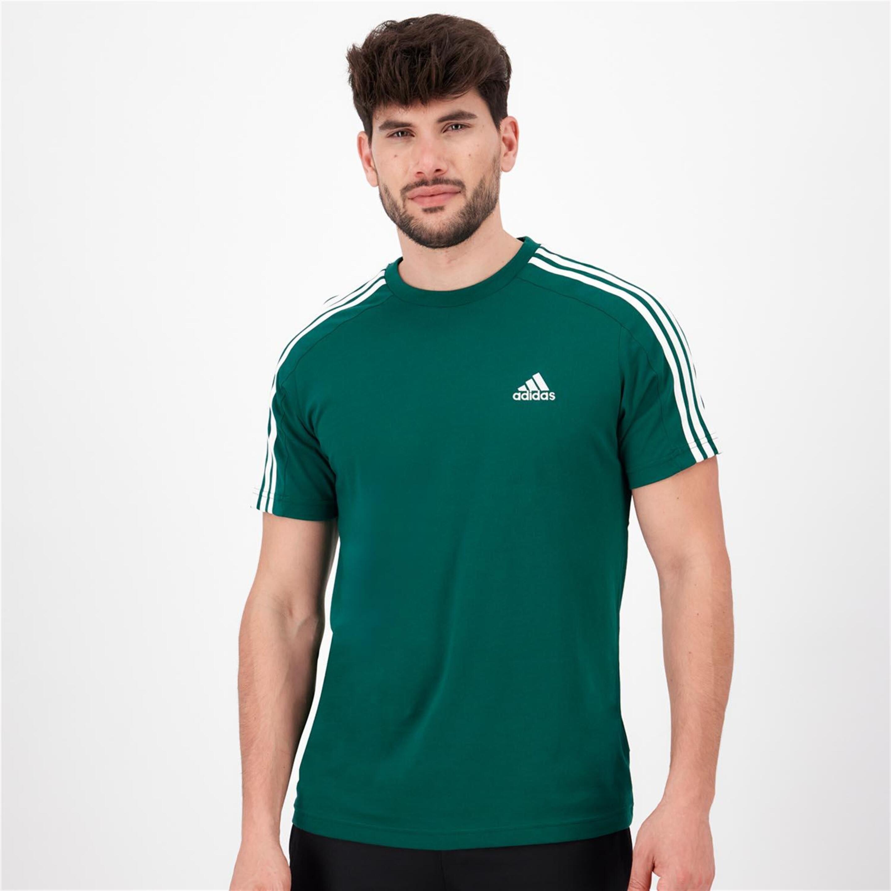 adidas 3s Multi - verde - Camiseta Hombre