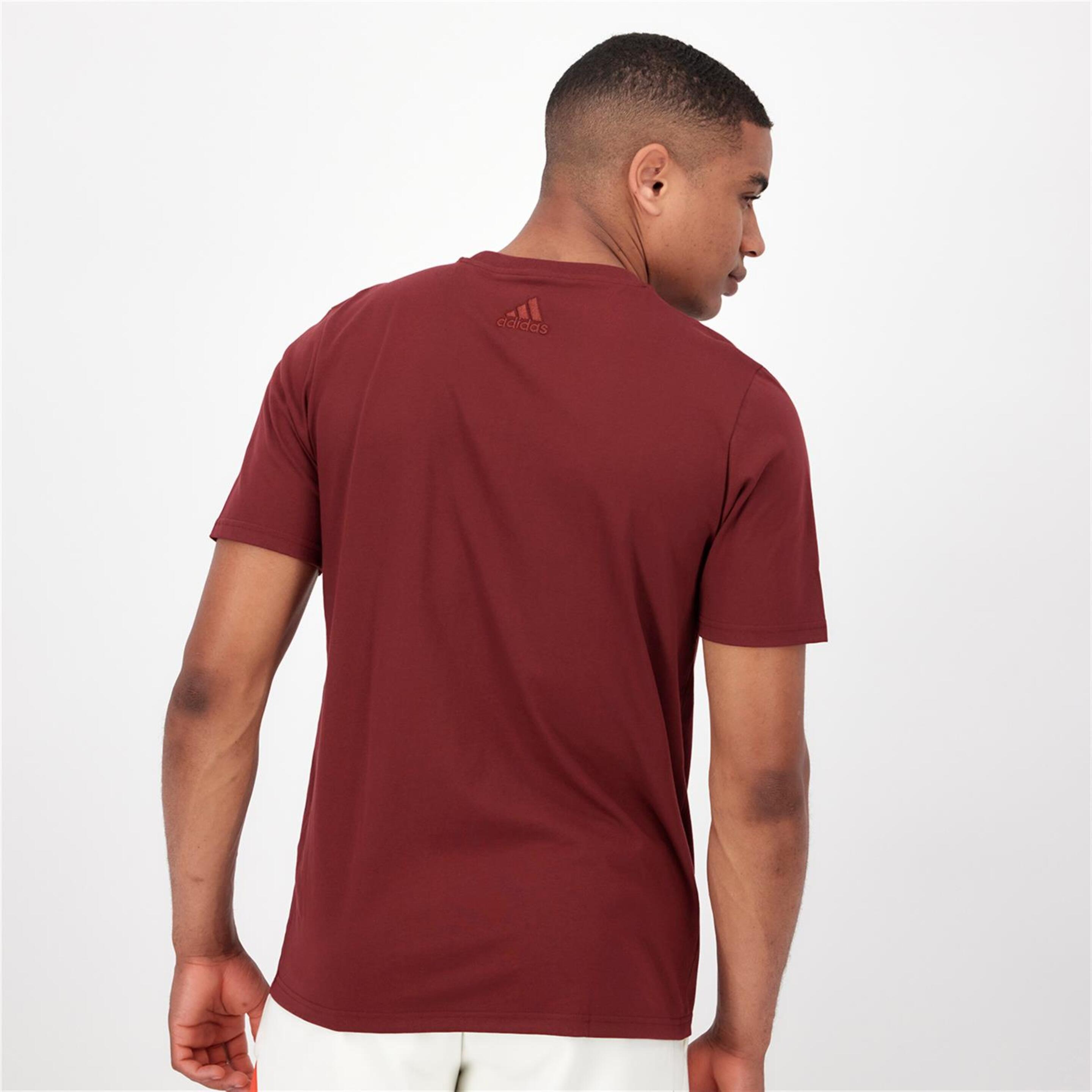 adidas 3S Multi - Rojo - Camiseta Hombre  | Sprinter