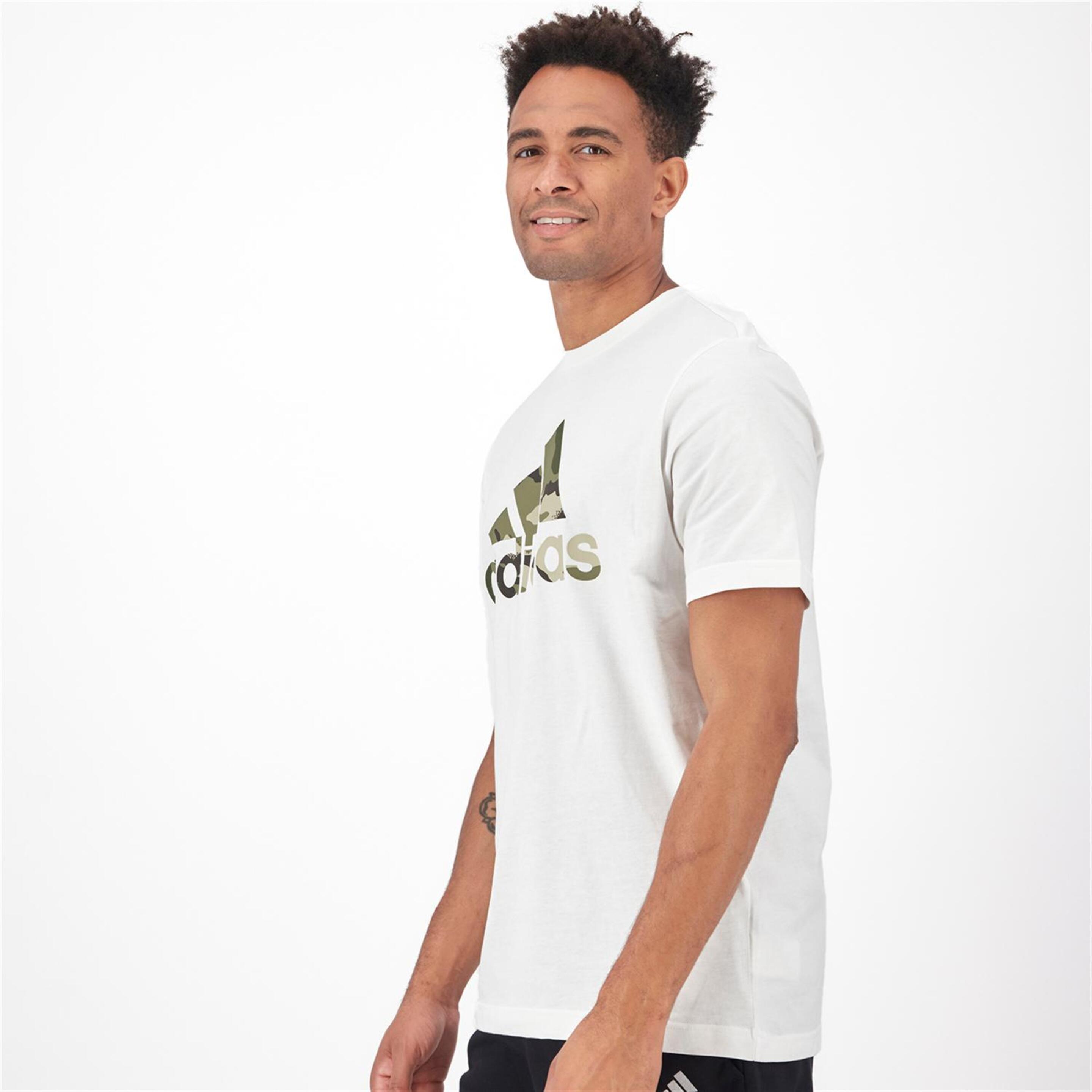 Camiseta adidas - Blanco - Camiseta Hombre  | Sprinter