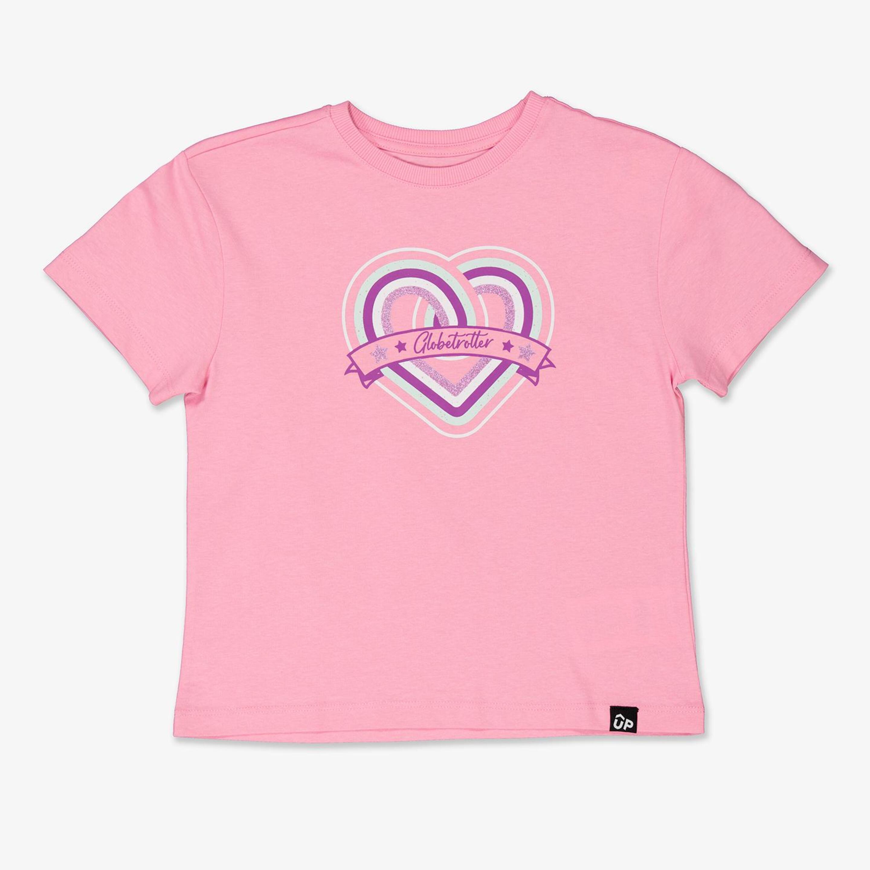 Up Basic - rosa - T-shirt Menina