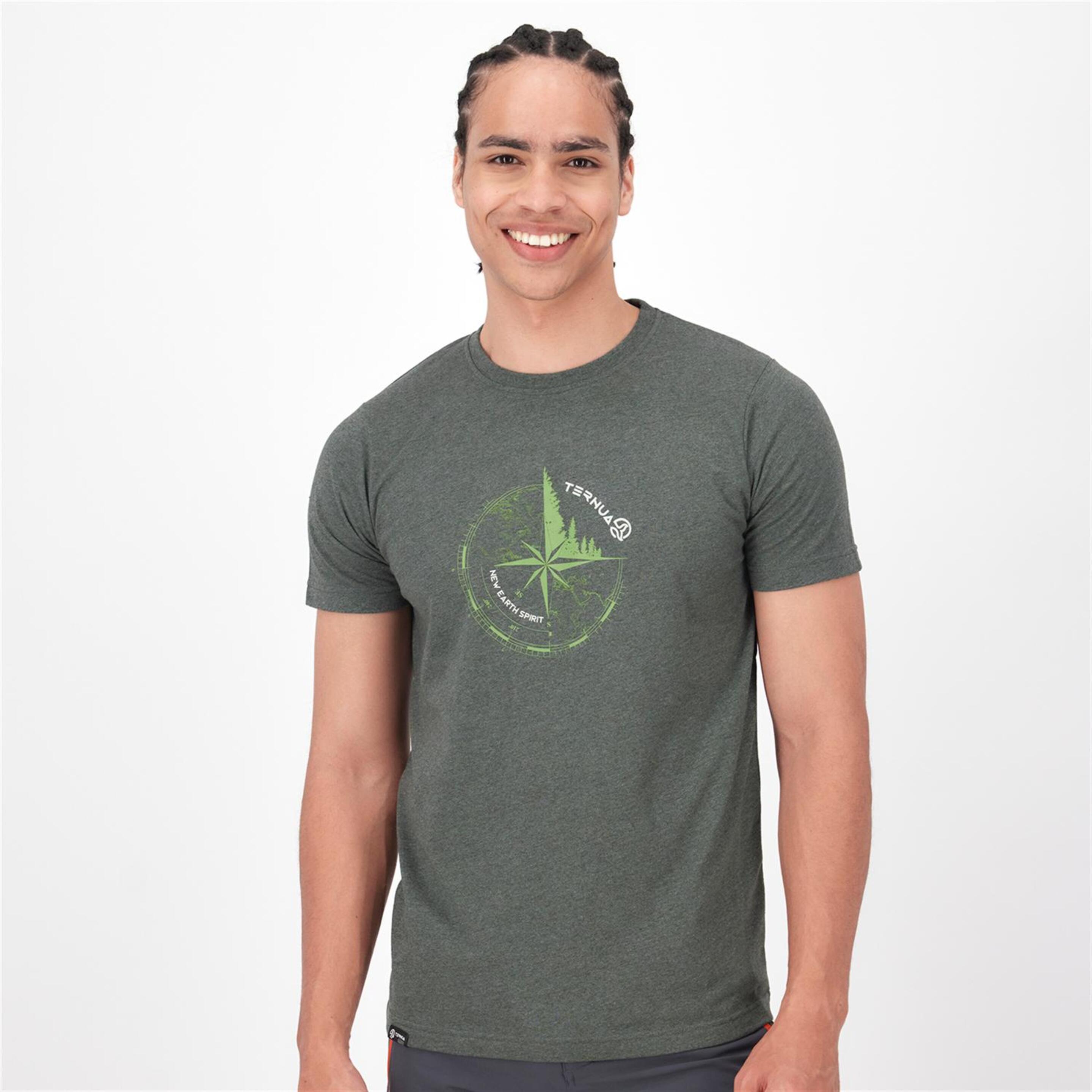 Ternua Benton - verde - T-shirt Montanha Homem
