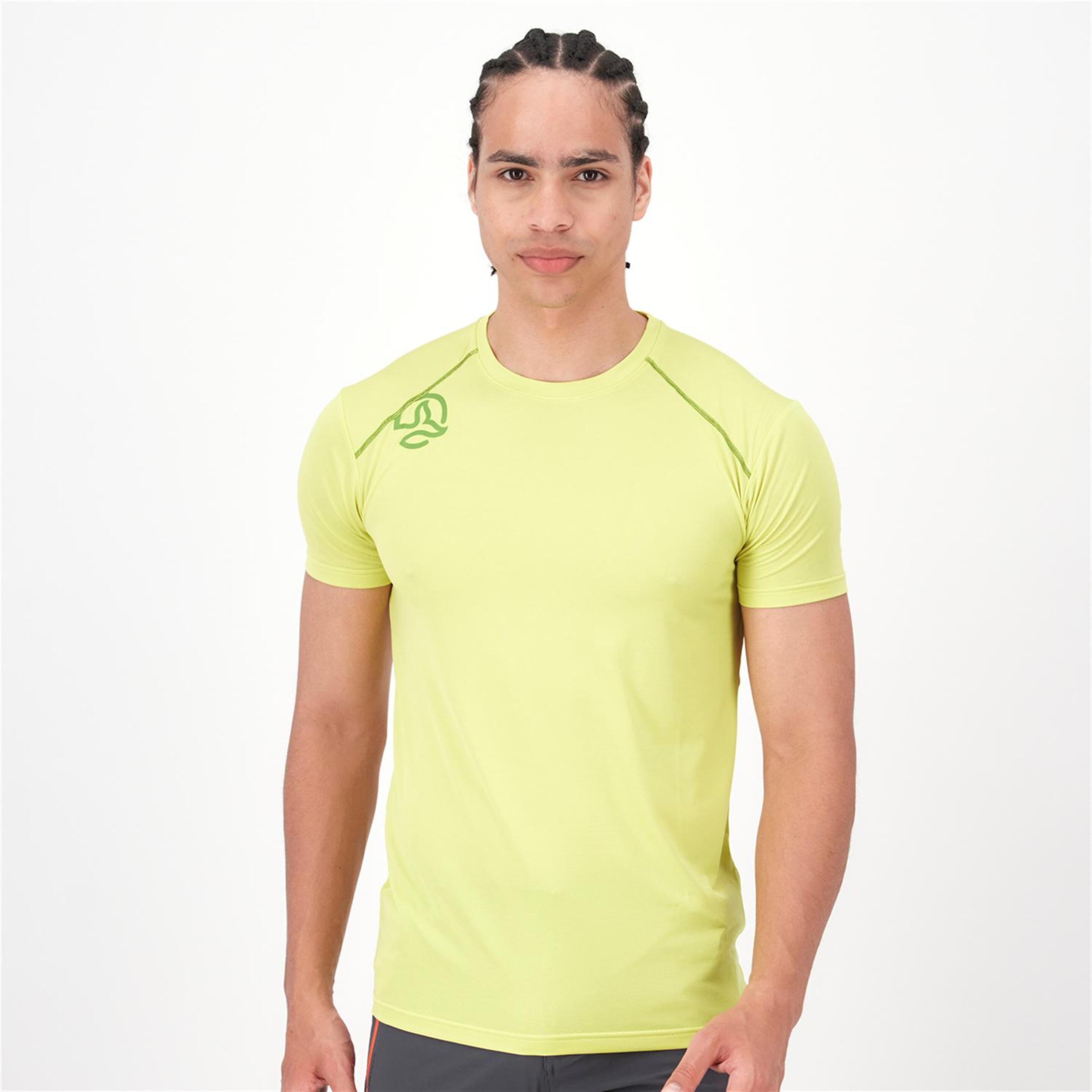 Ternua Forbet - amarillo - Camiseta Montaña Hombre