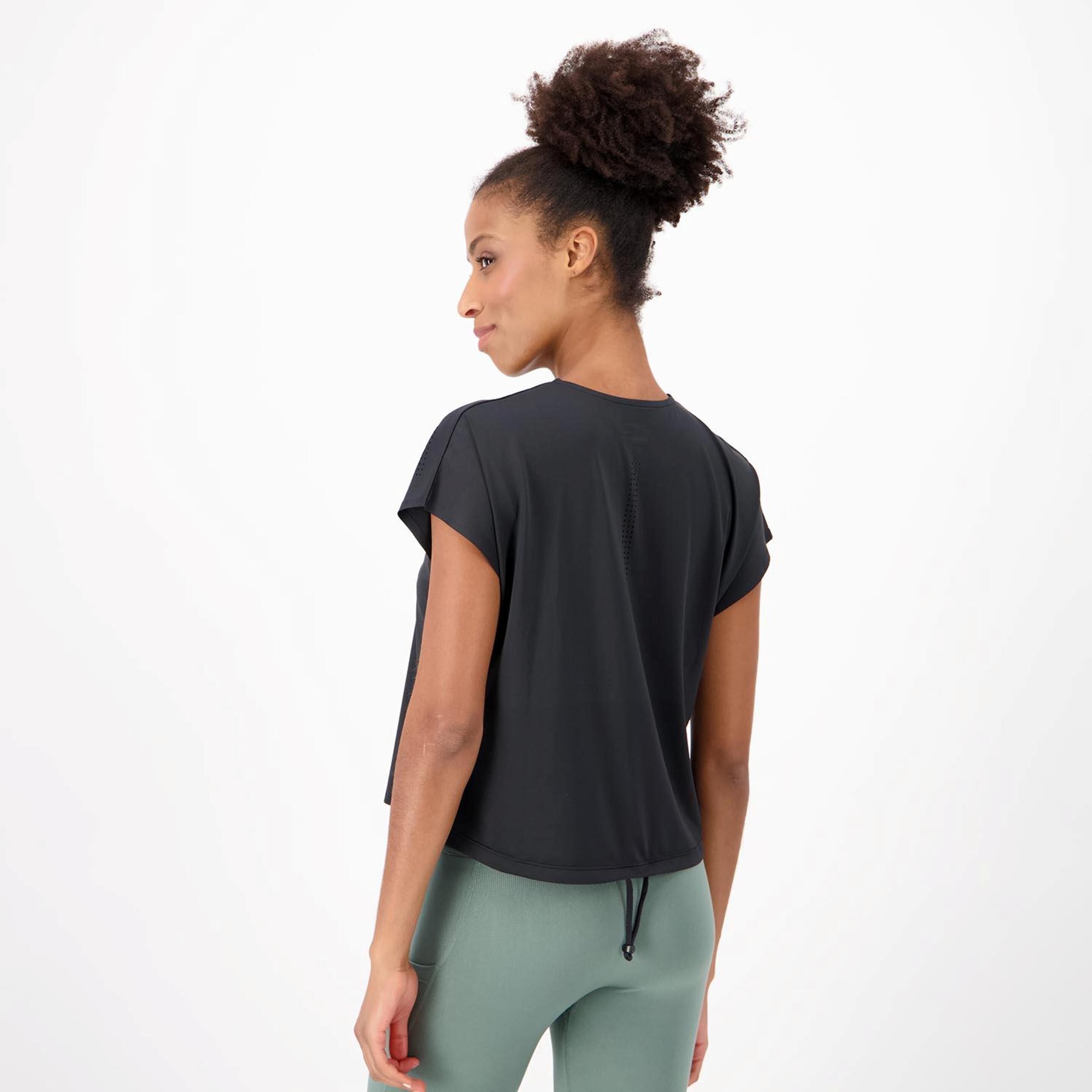 Fila Premium Run - Negro - Camiseta Running Mujer  | Sprinter