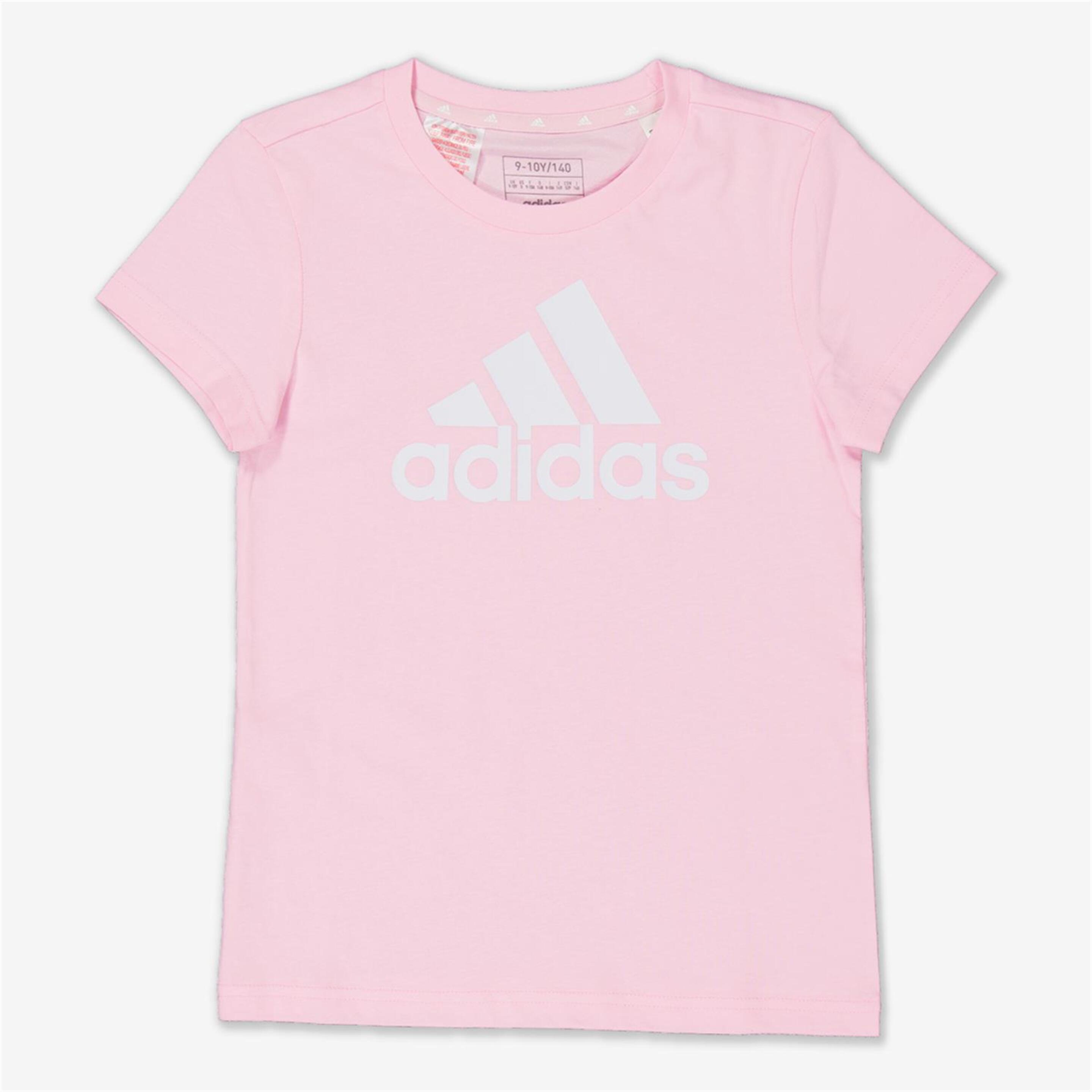 Camiseta adidas - rosa - Camiseta Niña