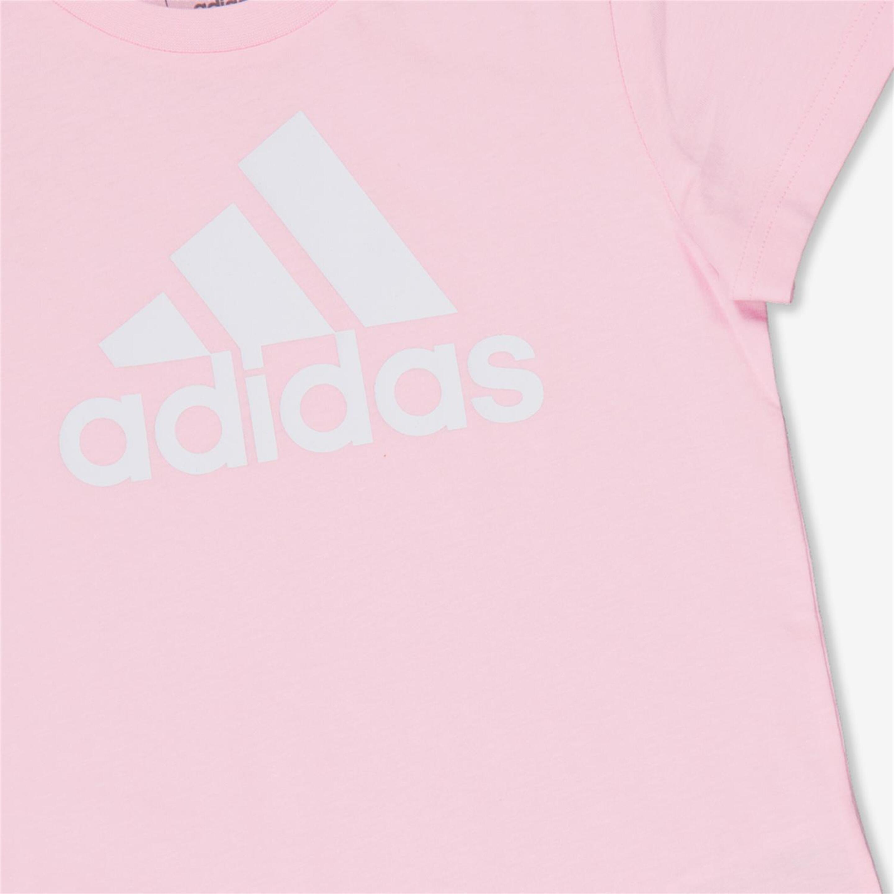 Camiseta adidas - Rosa - Camiseta Niña  | Sprinter