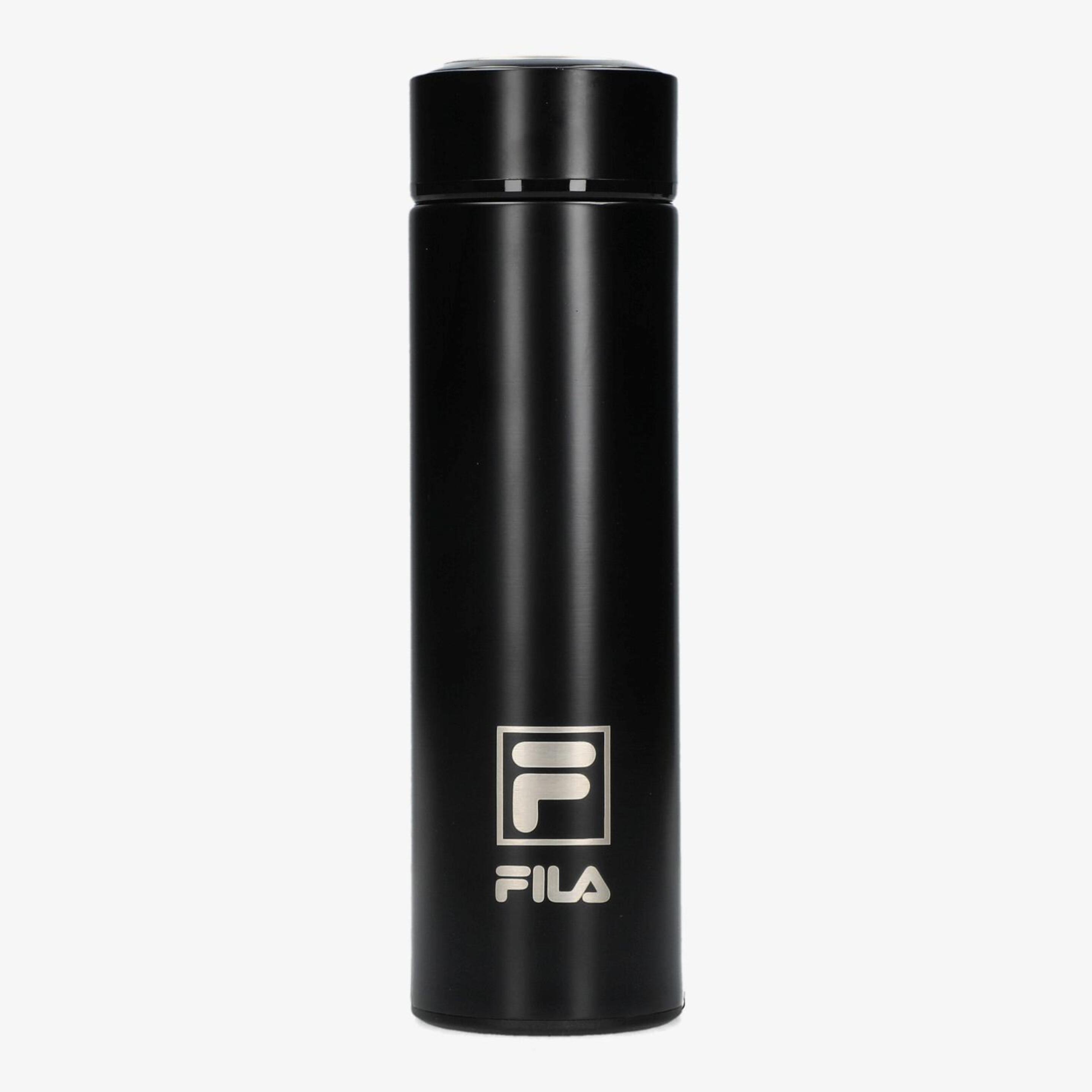 Botella Térmica Acero Fila - negro - Botella Fitness 0,5 L