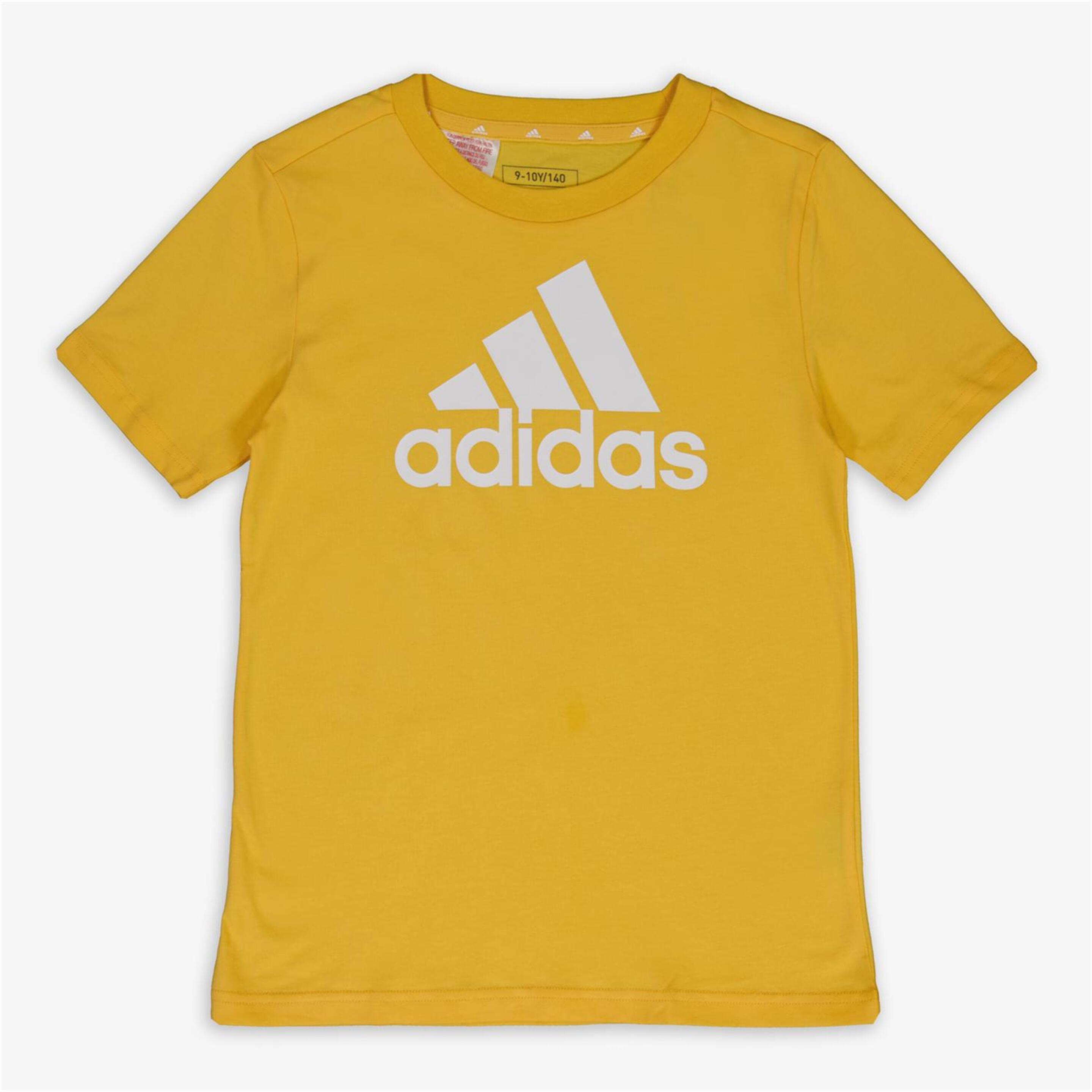T-shirt adidas - amarillo - T-shirt Rapaz