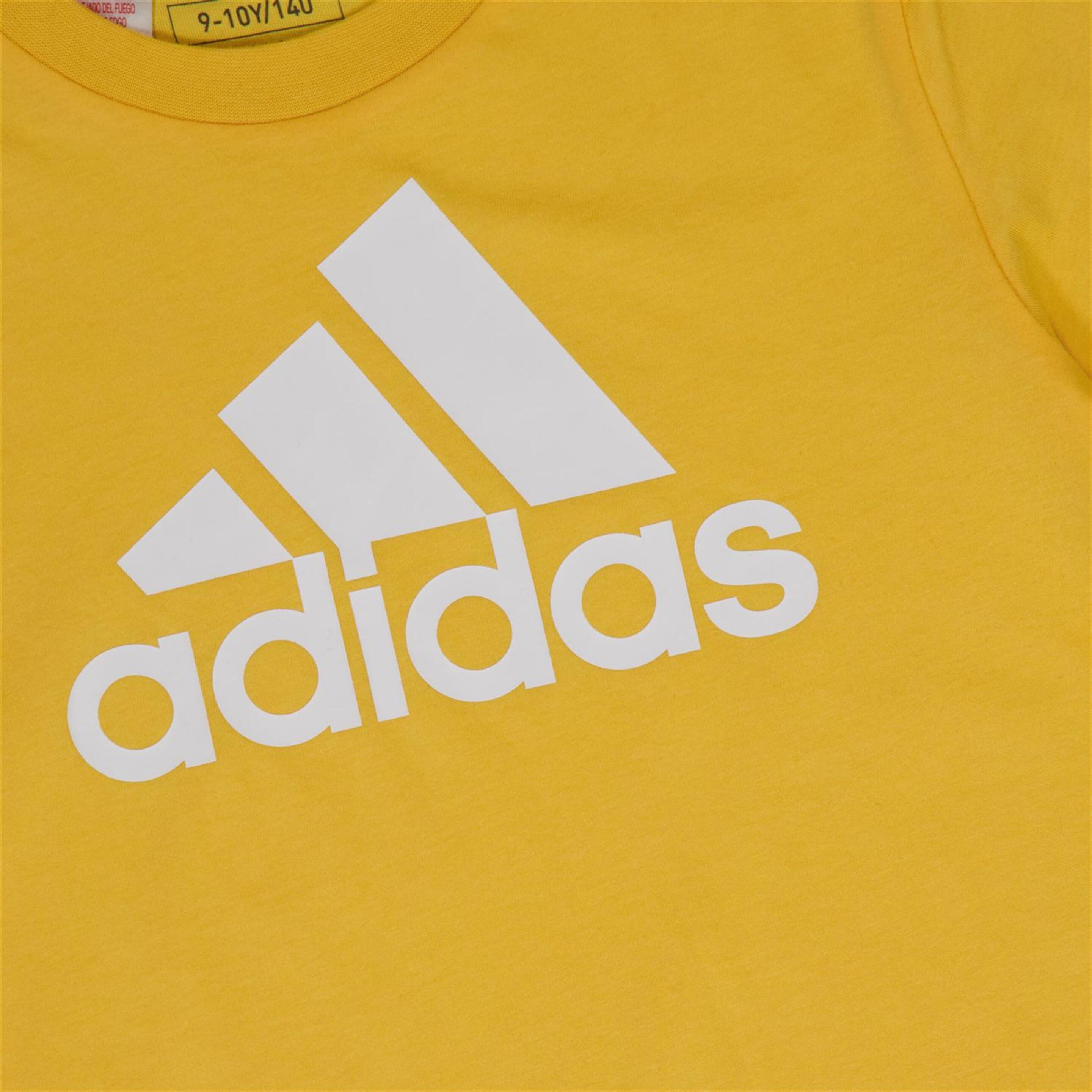 Camiseta adidas - Amarillo - Camiseta Junior  | Sprinter