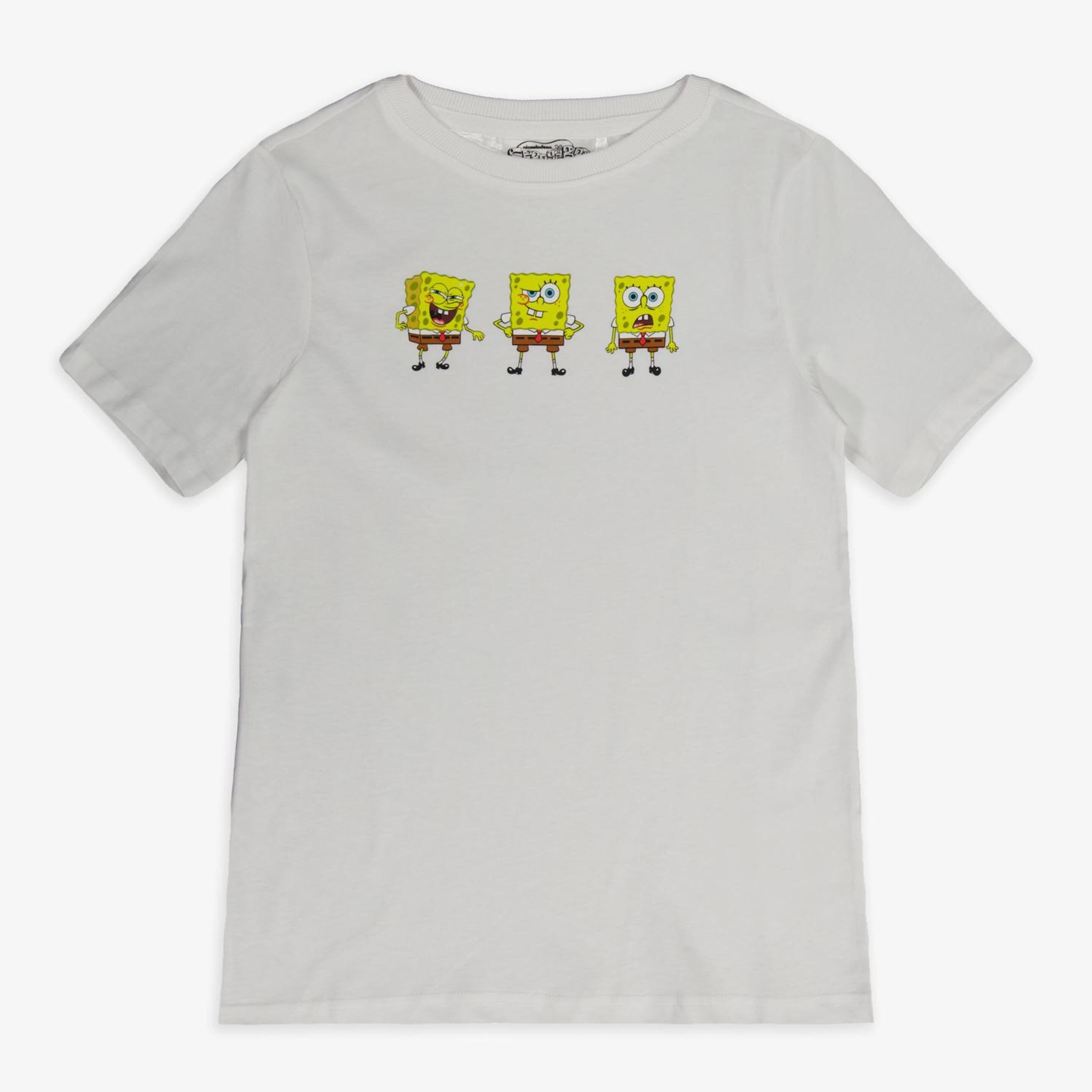 Camiseta Bob Esponja - blanco - Camiseta Niño