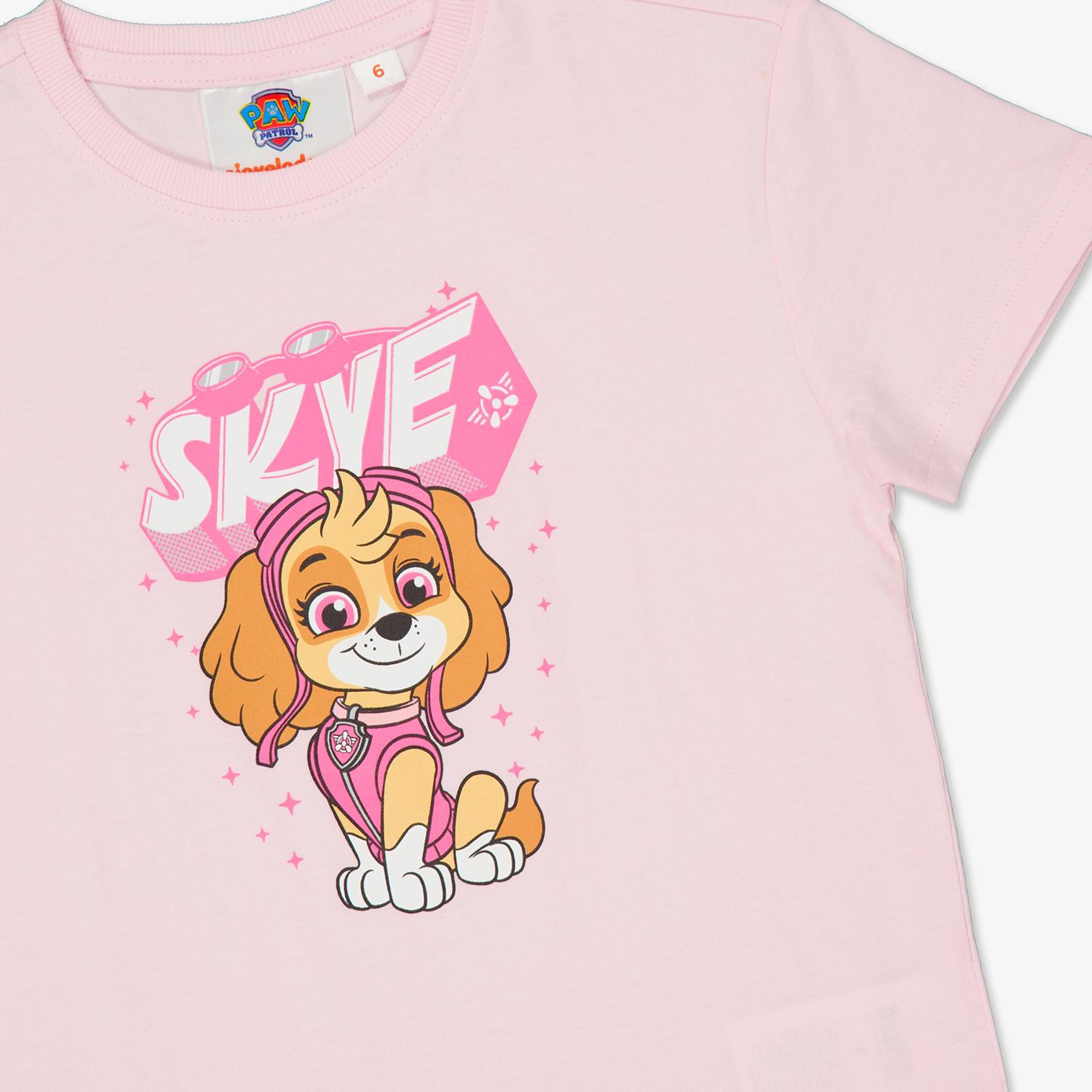 Camiseta Patrulla Canina - Rosa - Camiseta Niña