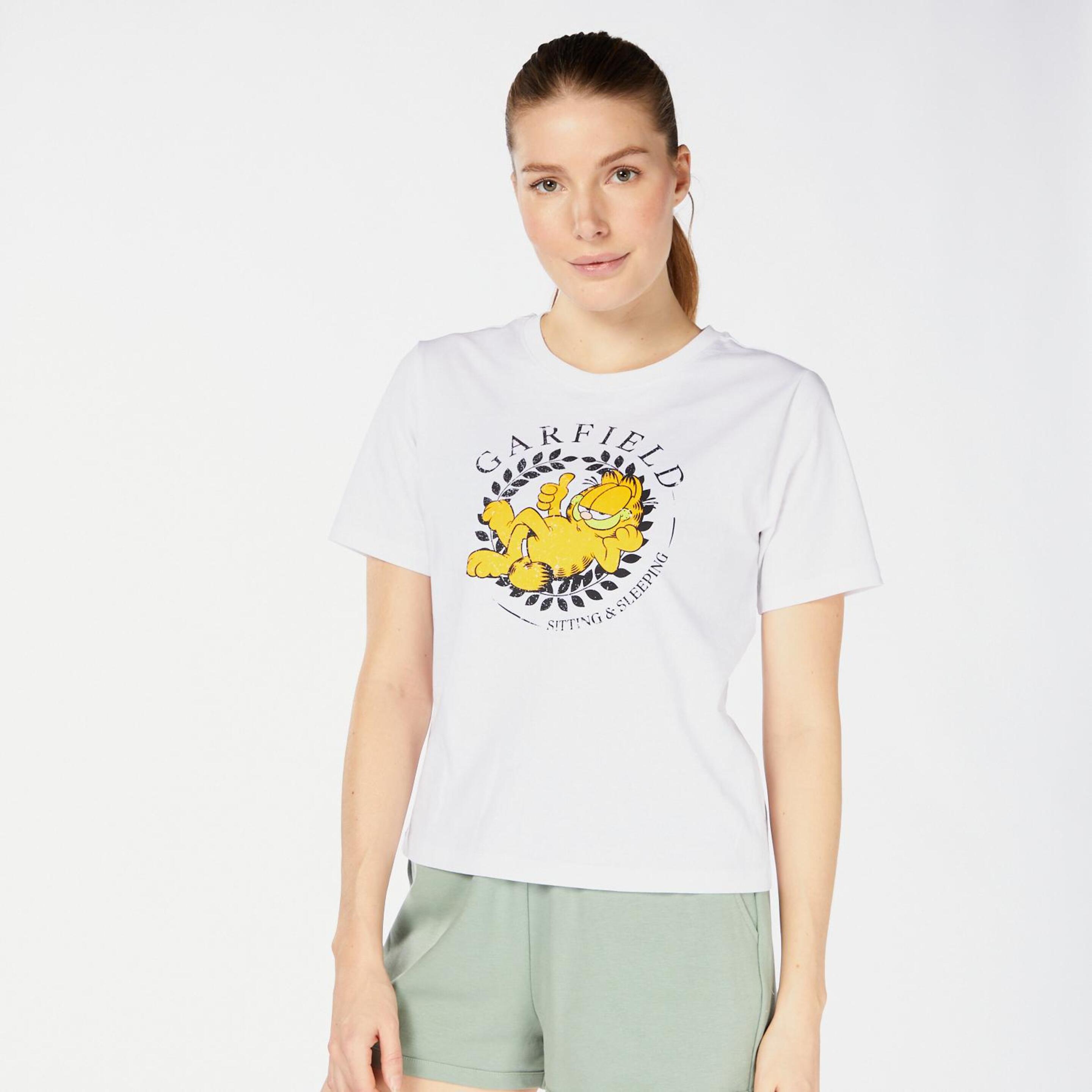 Camiseta Garfield - blanco - Camiseta Mujer