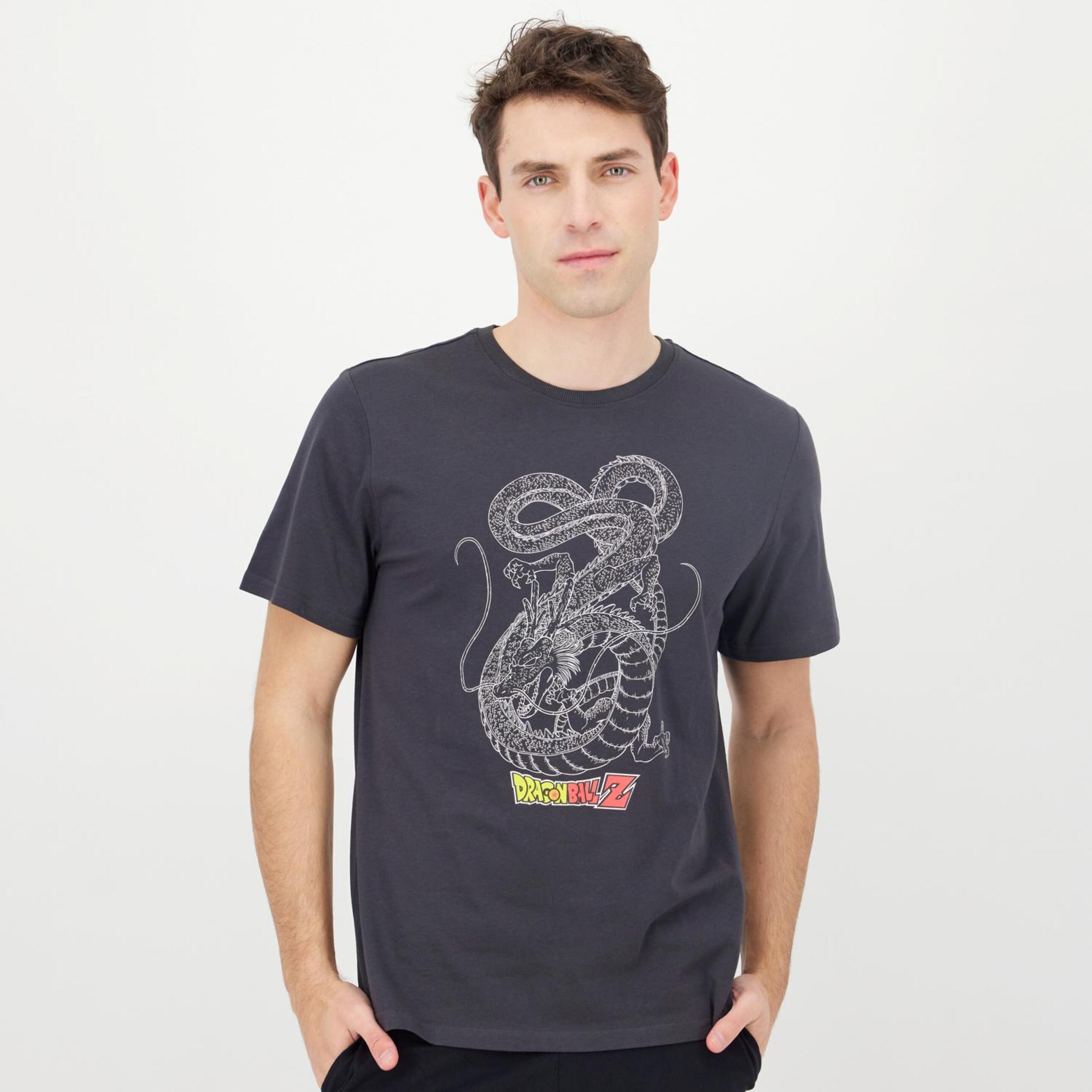 Camiseta Shenron - gris - Camiseta Hombre Dragon Ball