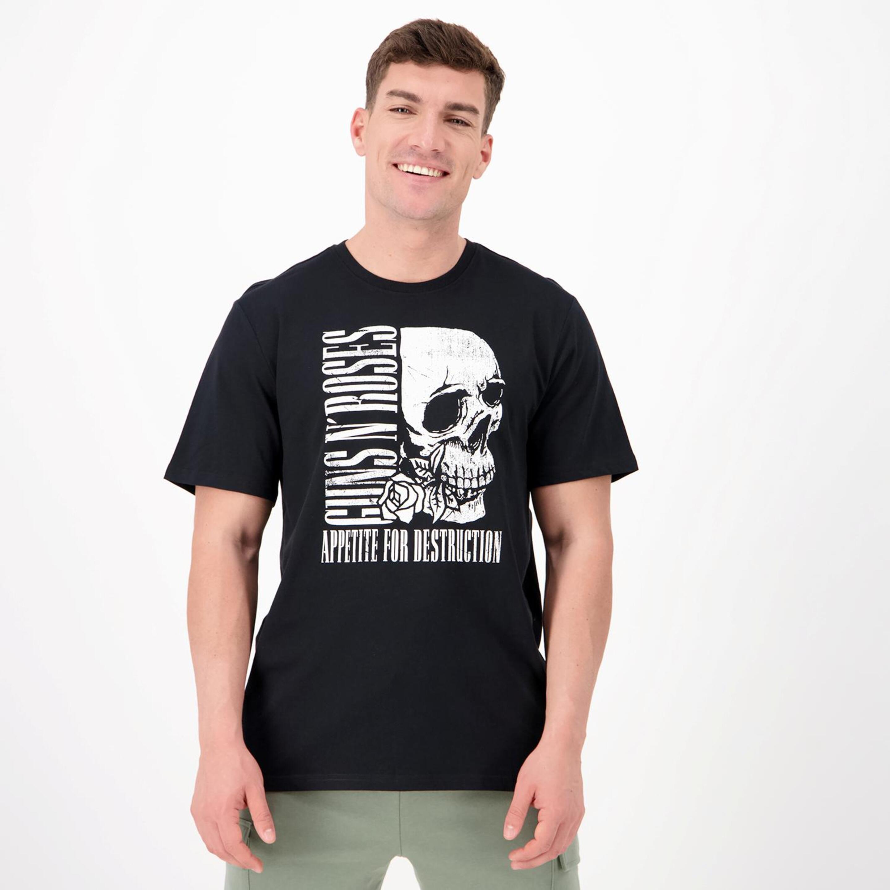Camiseta Guns N'roses - negro - Camiseta Hombre