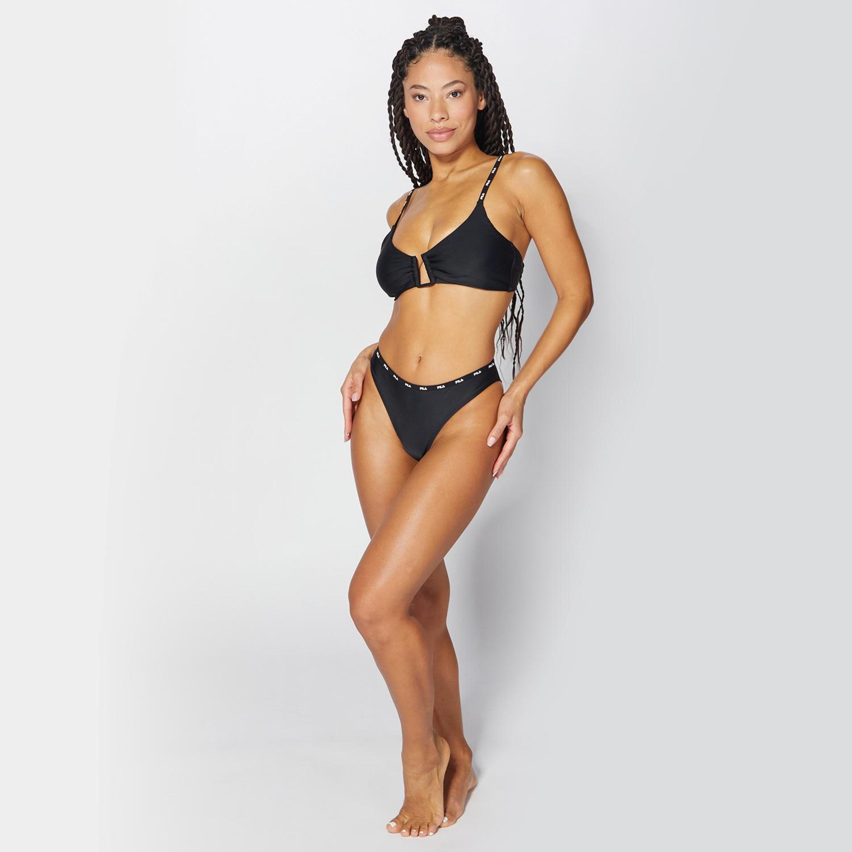 Braguita Bikini Fila - Negro - Braguita Brasileña Mujer
