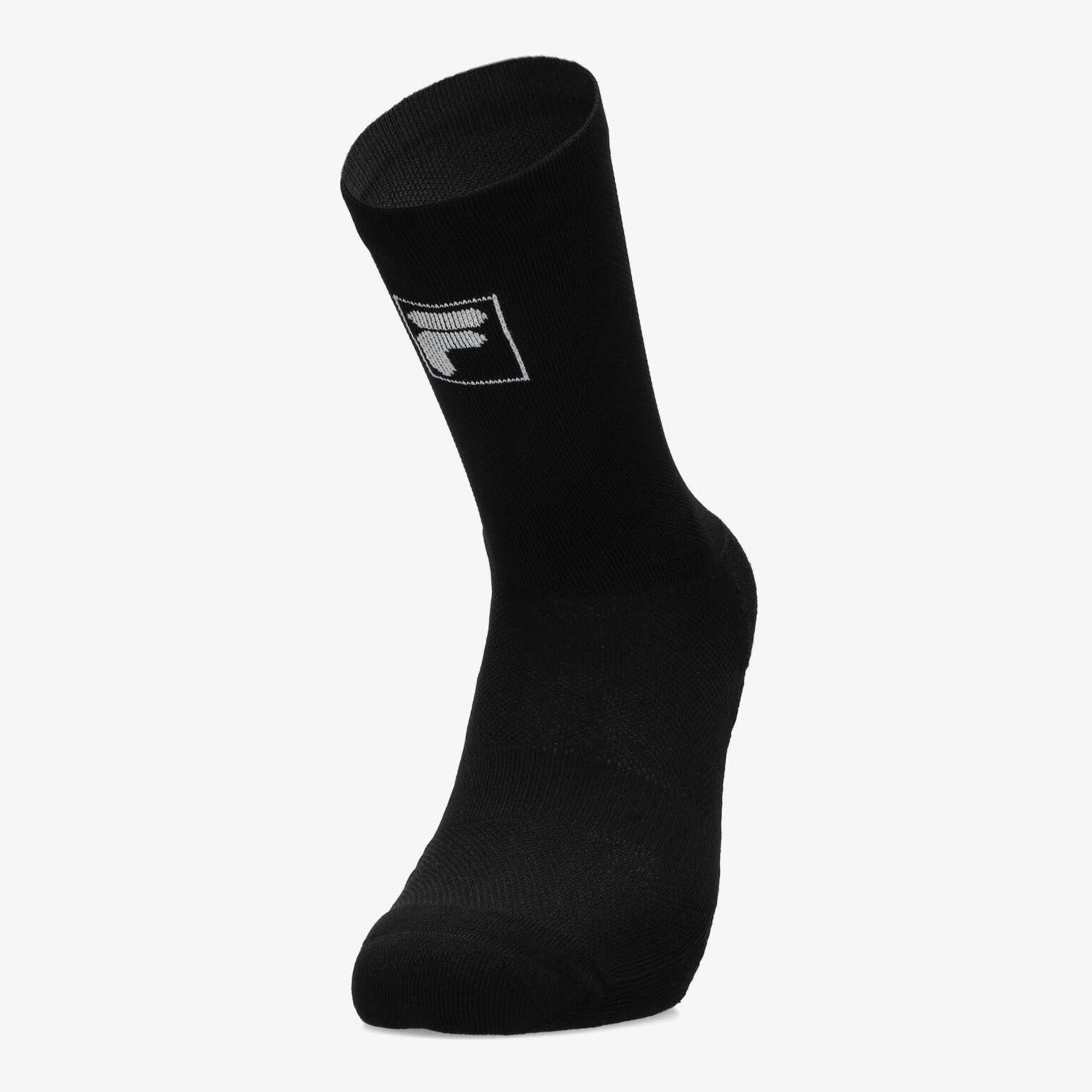 Calcetines Fila - negro - Media Fútbol Hombre