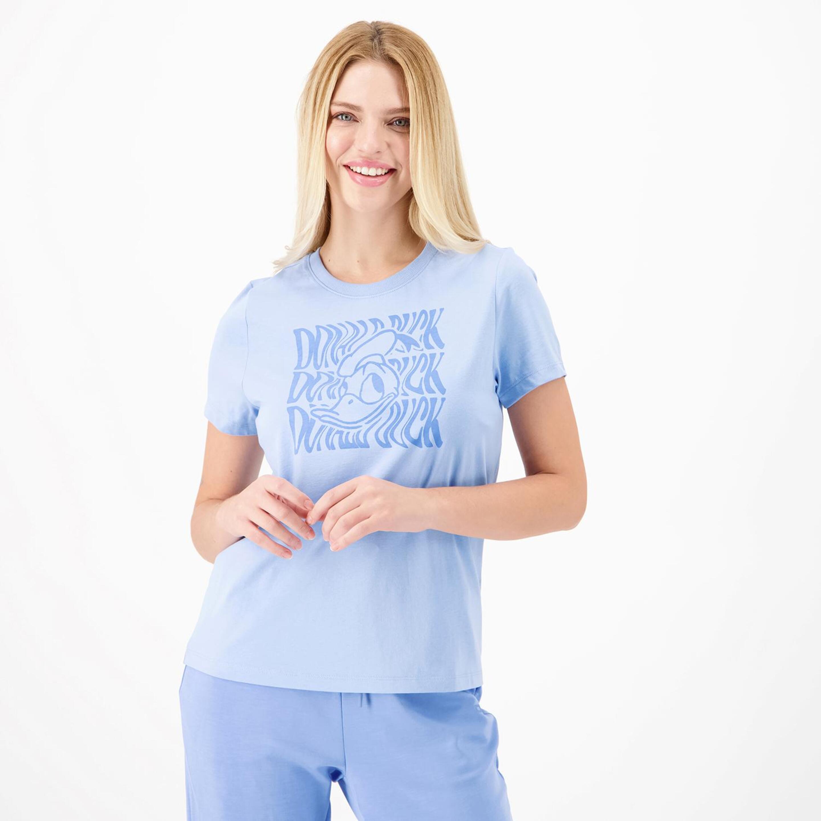 Camiseta Pato Donald - azul - Camiseta Mujer Disney