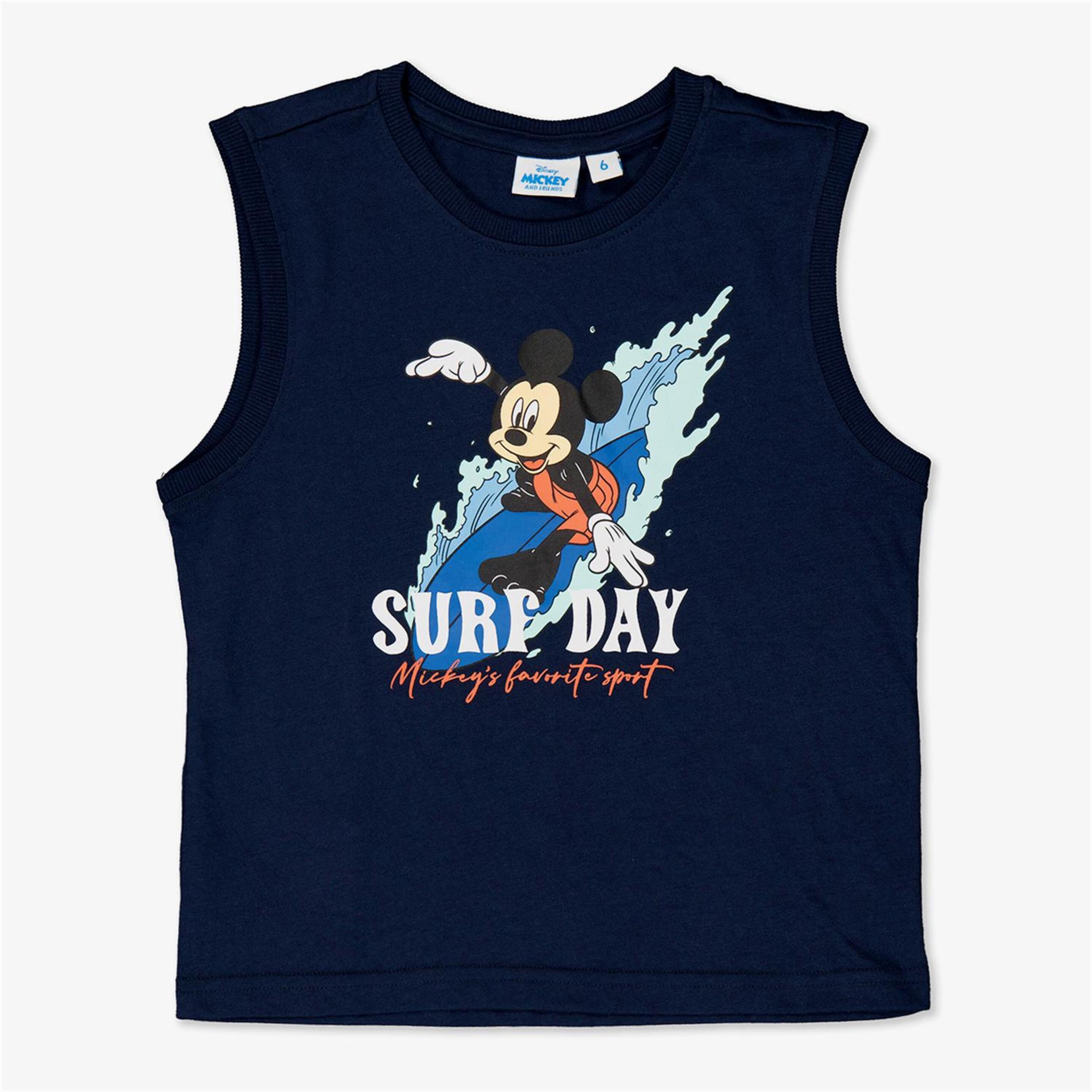 Camiseta Mickey - azul - Camiseta Tirantes Niño Disney