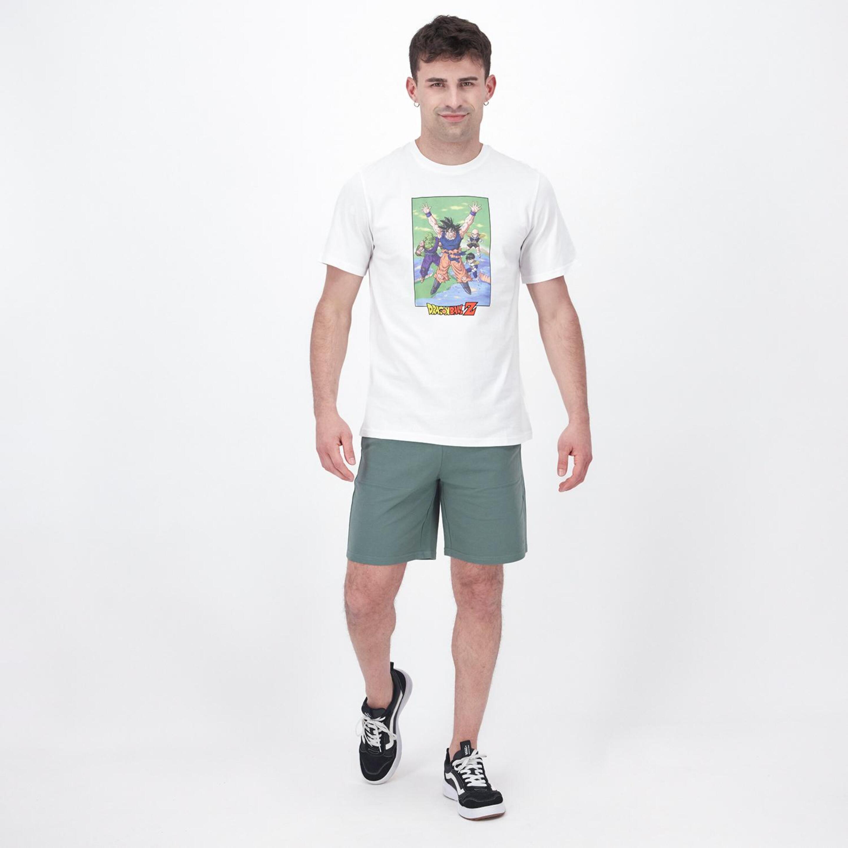 Camiseta Dragon Ball Z - Blanco - Camiseta Hombre  | Sprinter