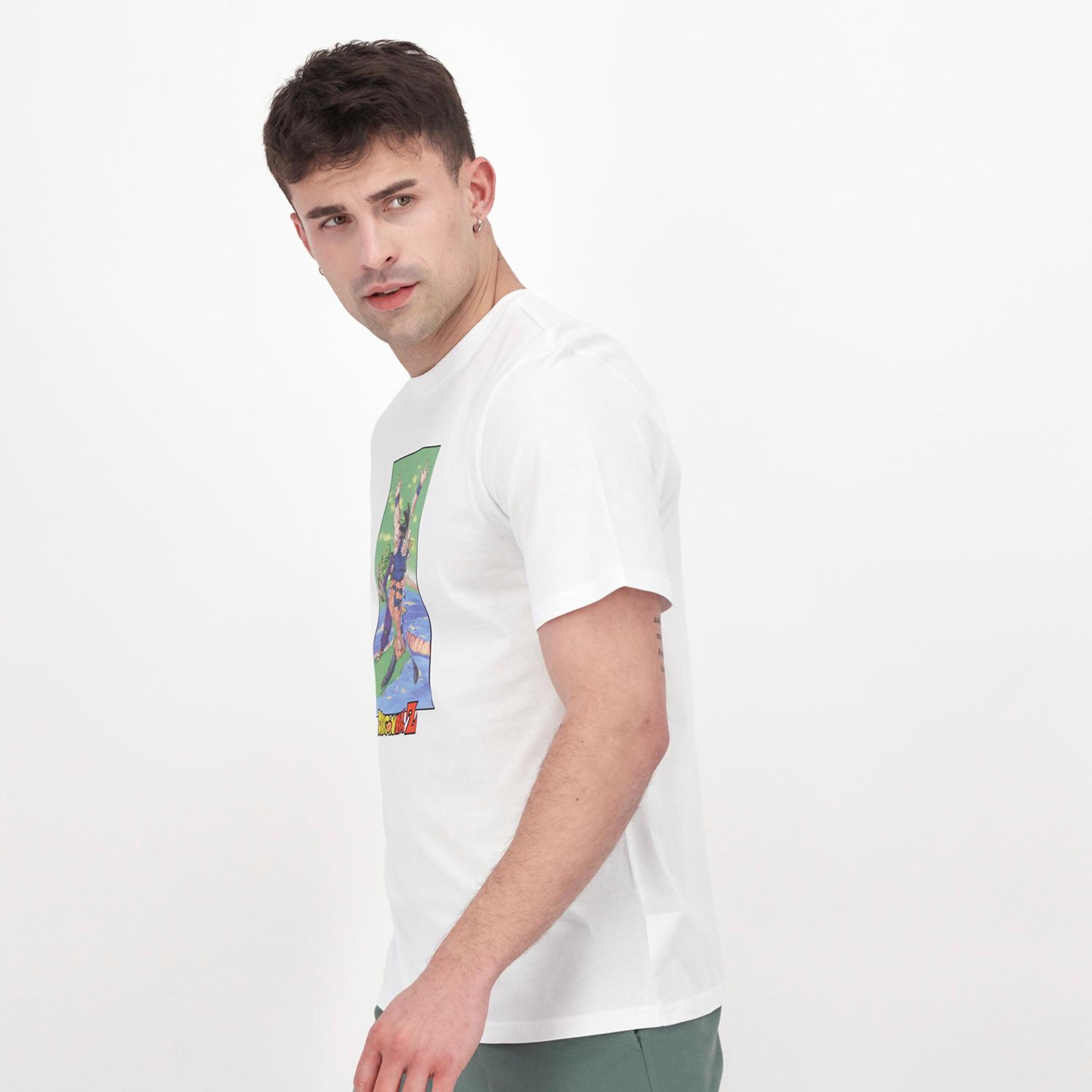 Camiseta Dragon Ball Z - Blanco - Camiseta Hombre  | Sprinter