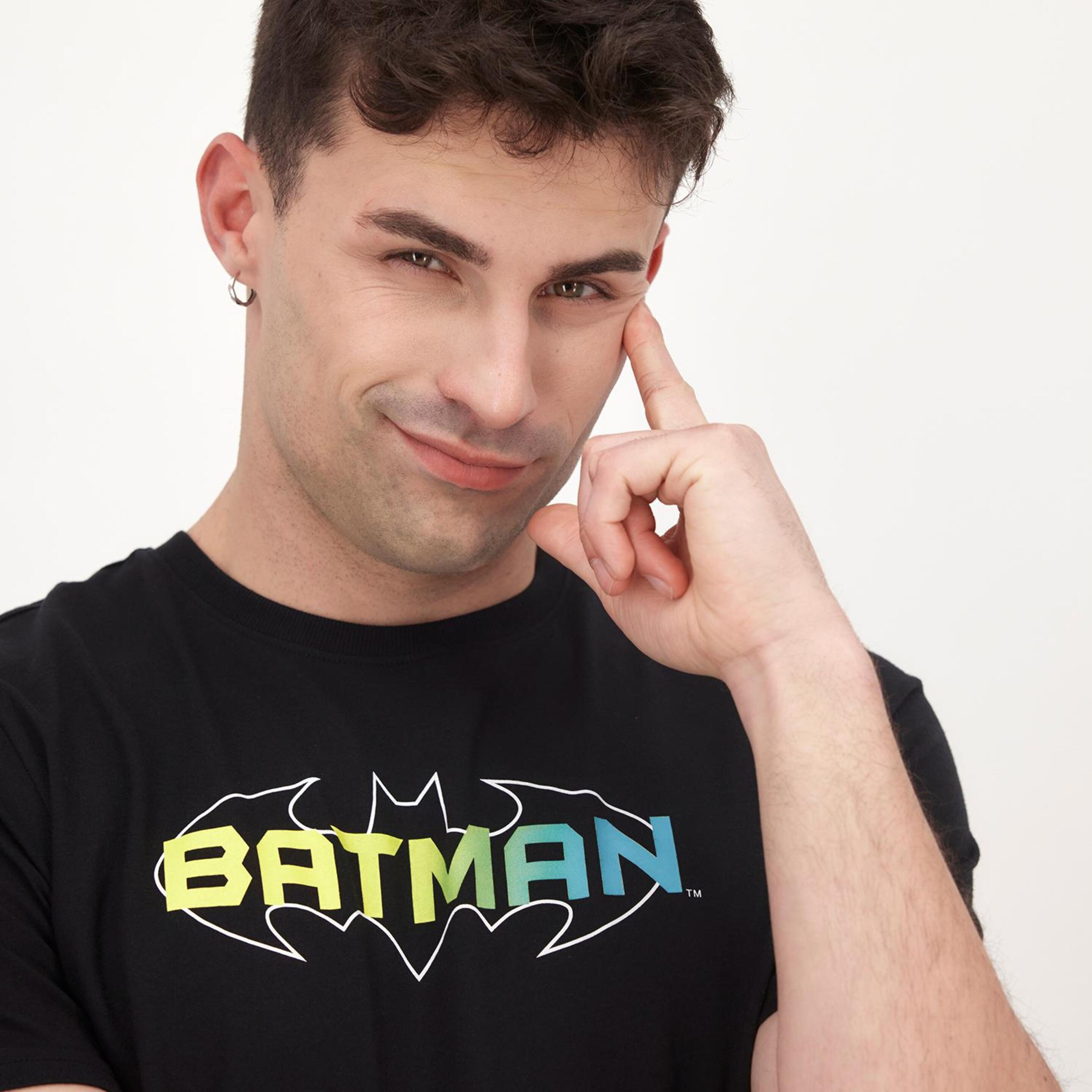 Camiseta Batman - Negro - Camiseta Hombre DC Comics