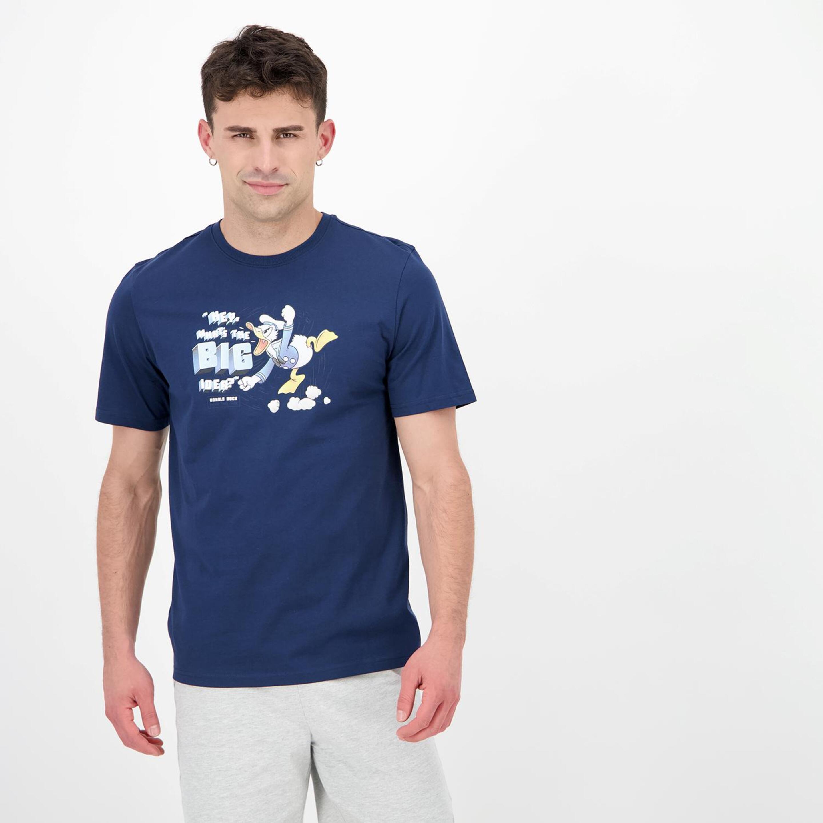 Camiseta Mickey - azul - Camiseta Hombre Disney