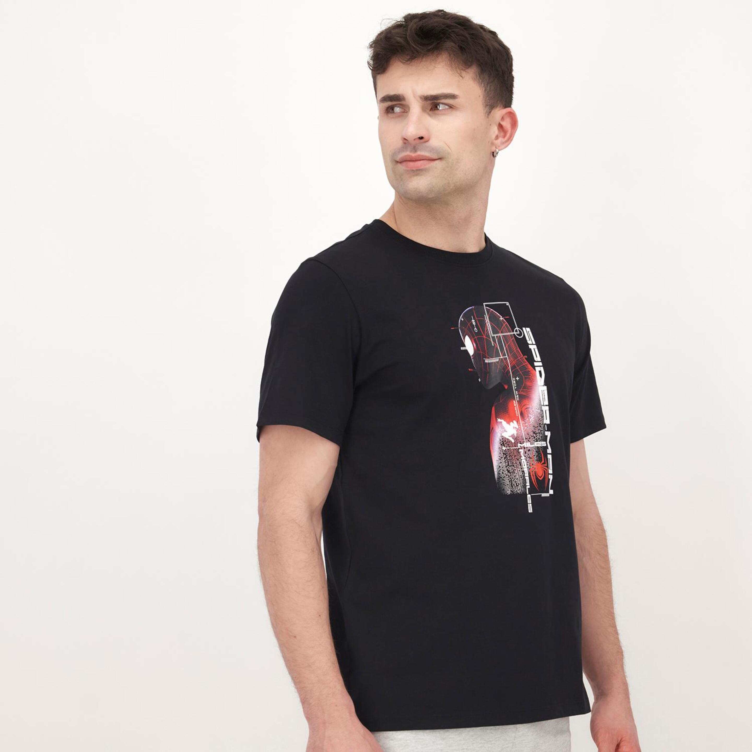 Camiseta Spiderman - Negro - Camiseta Hombre Marvel