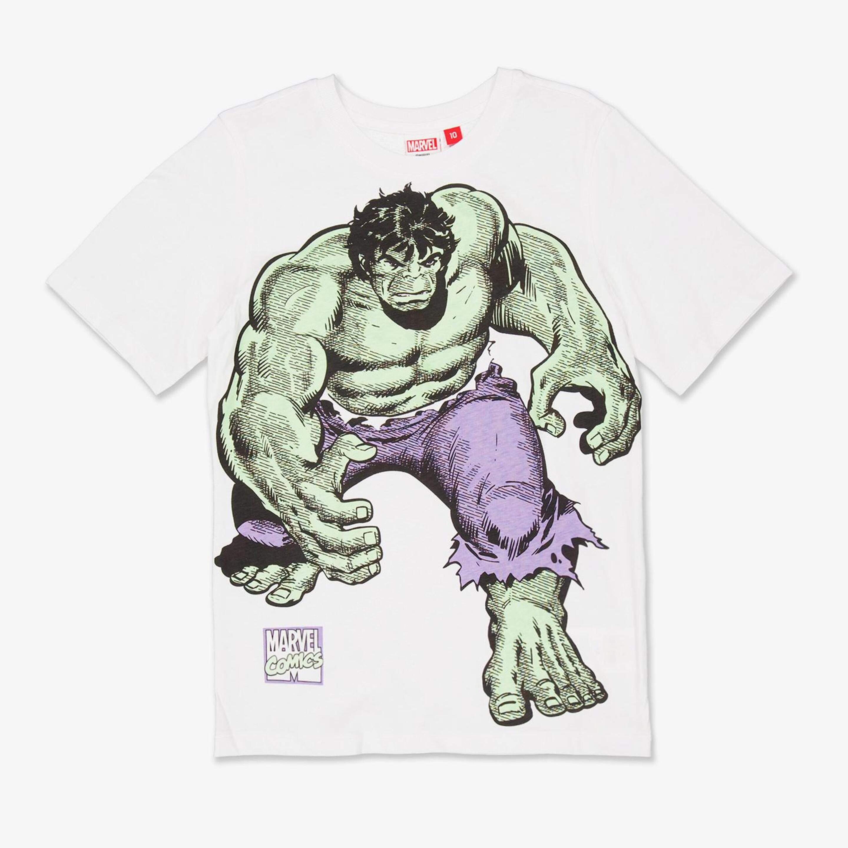 Camiseta Hulk - blanco - Camiseta Niño Marvel
