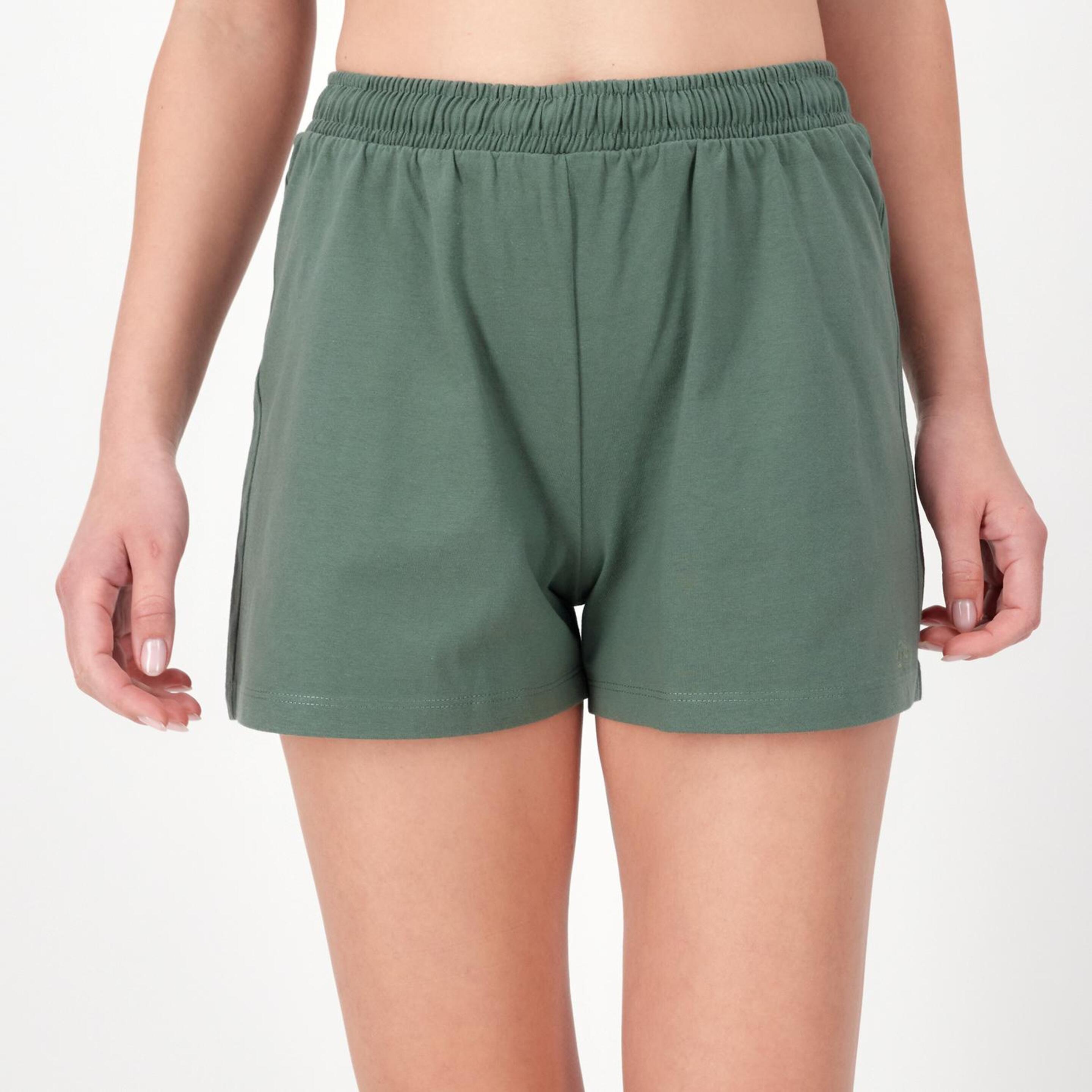 Pantalón Corto Up - verde - Pantalón Algodón Mujer