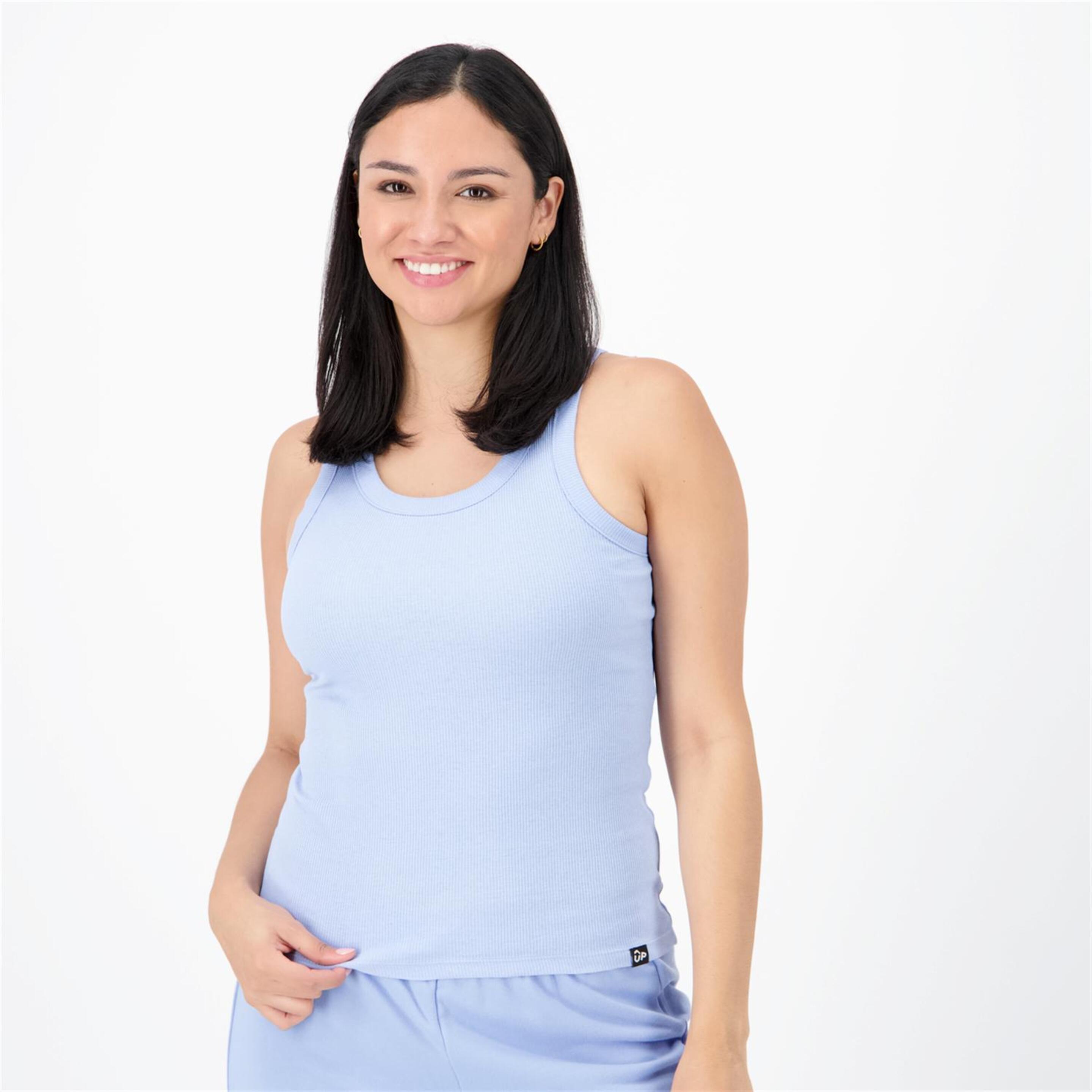 Camiseta Up - azul - Camiseta Tirantes Mujer