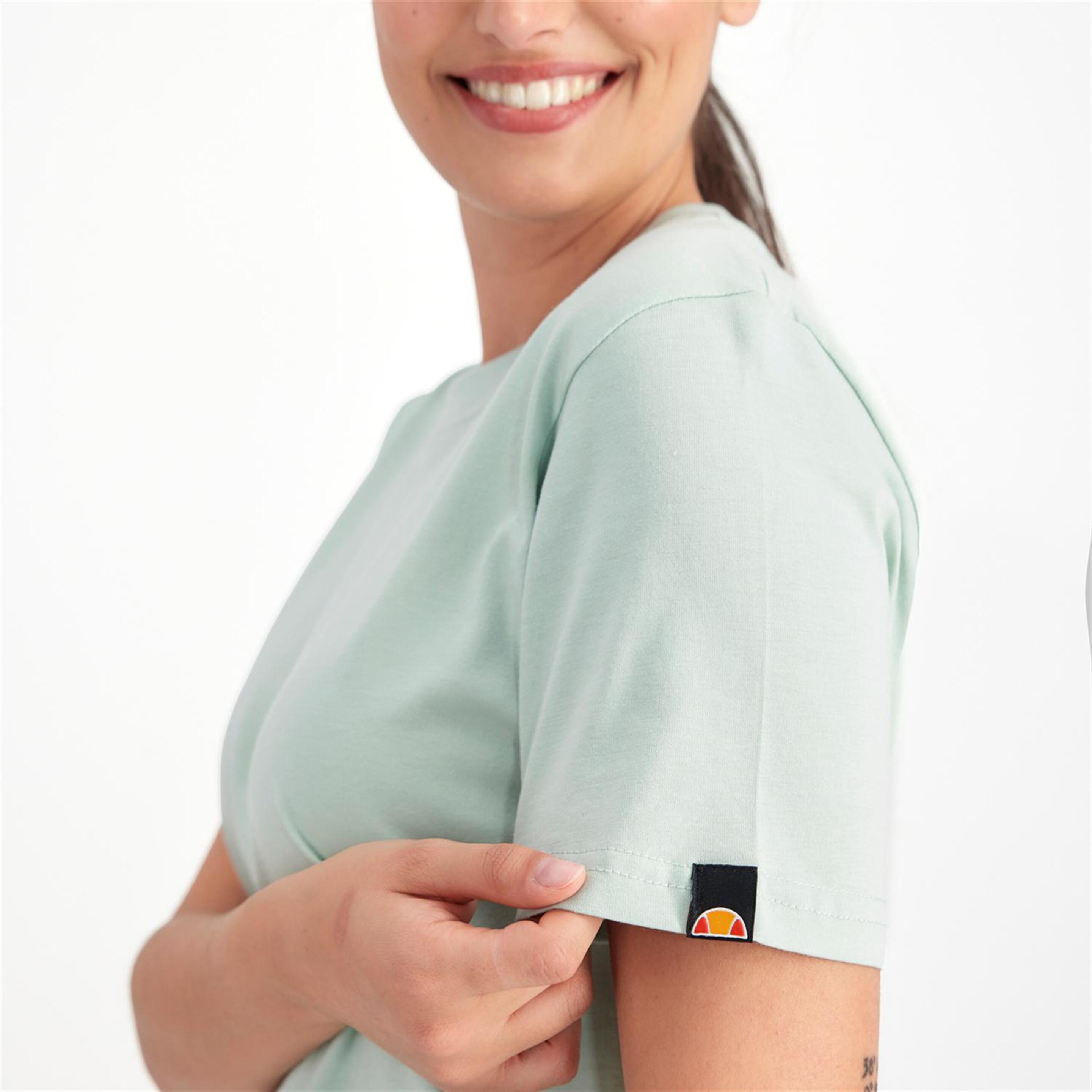 Ellesse Small Logo - Verde - Camiseta Mujer