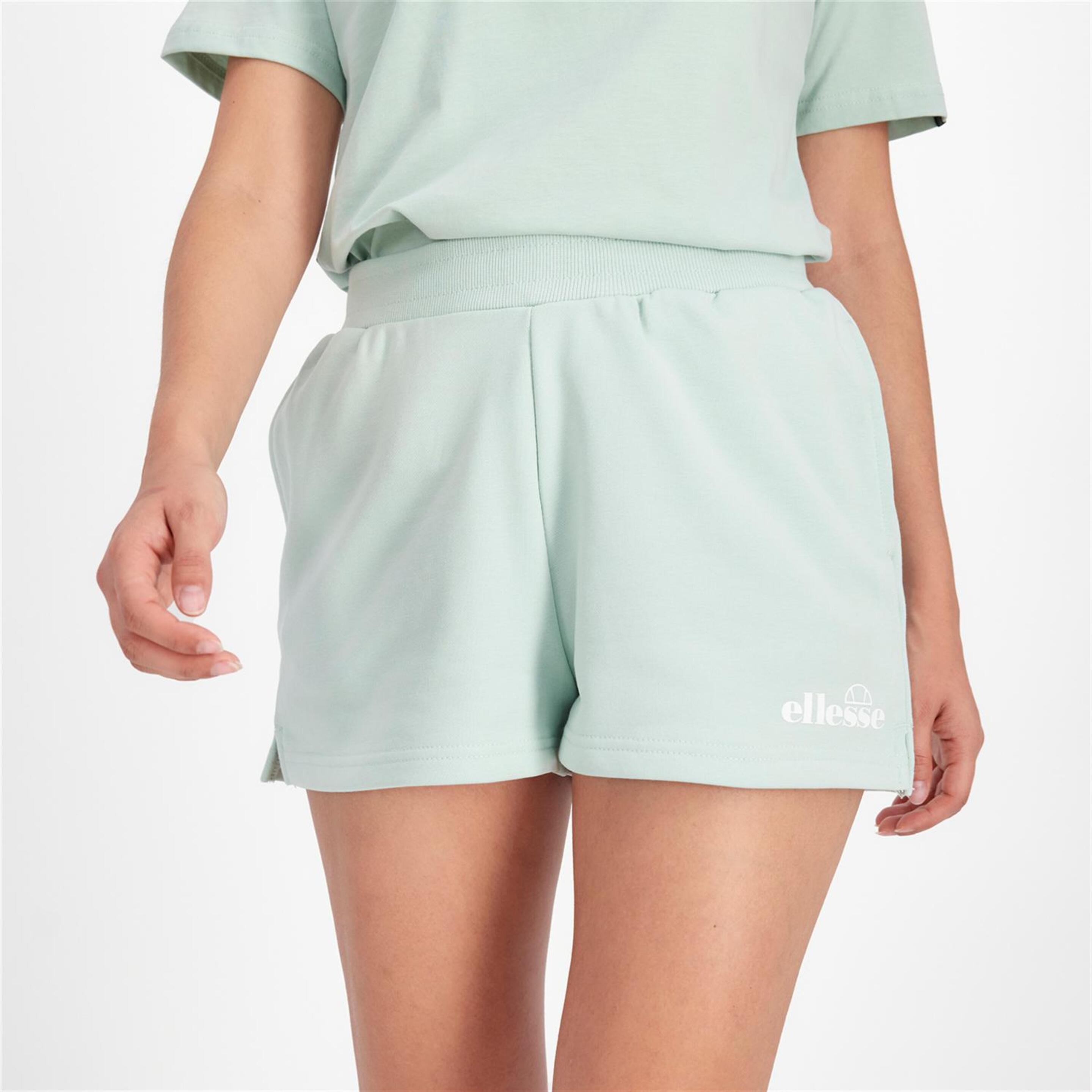Ellesse Small Logo - Verde - Pantalón Corto Mujer