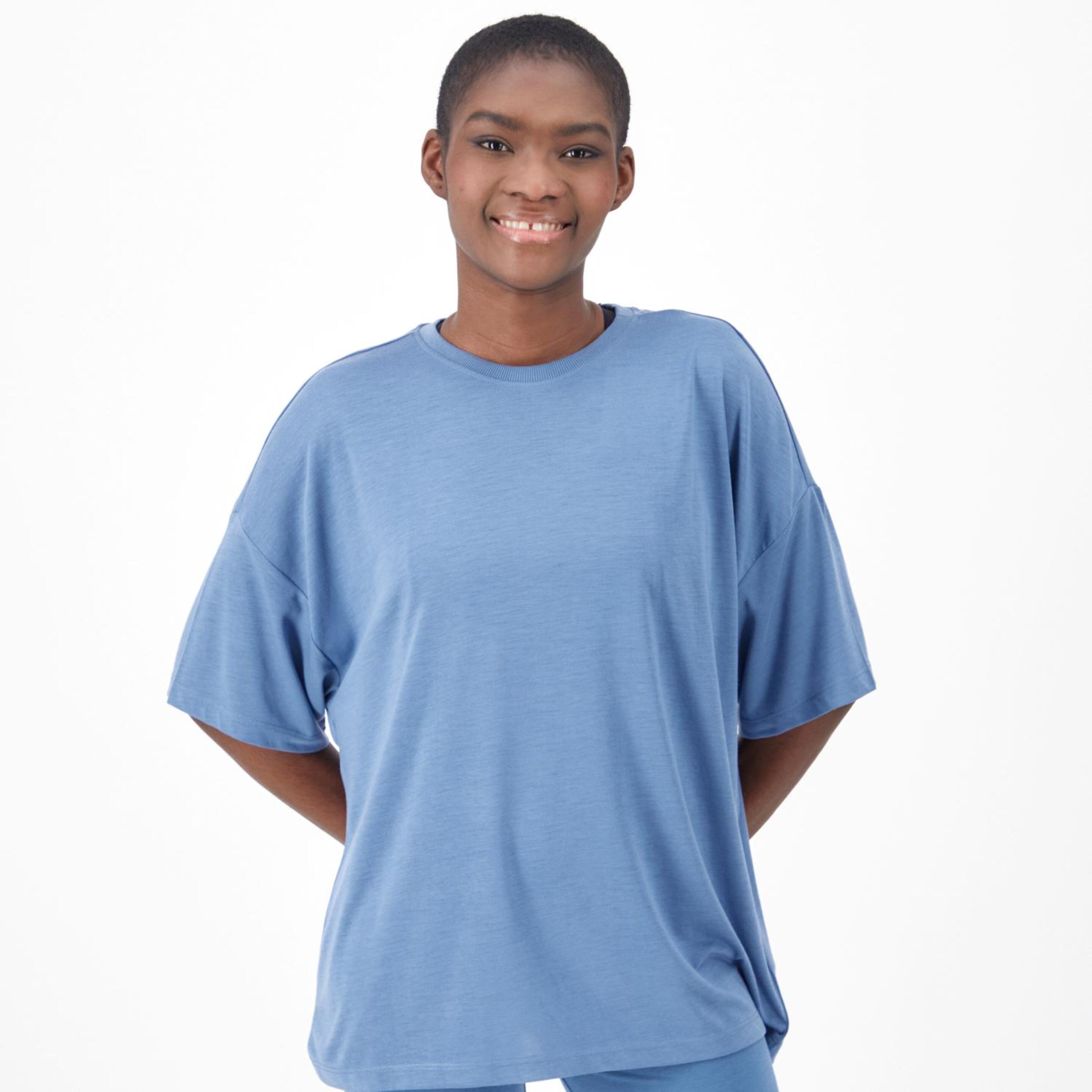 T-shirt Up - azul - T-shirt Oversize Mulher