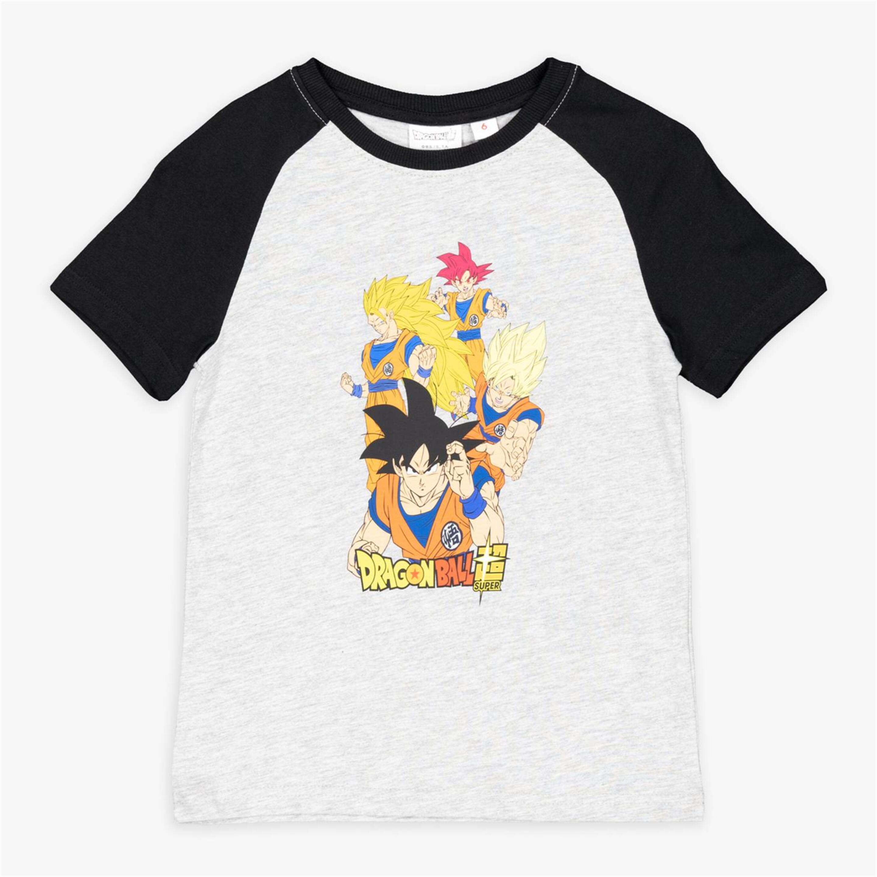 T-shirt Son Goku - gris - T-shirt Menino Dragon Ball