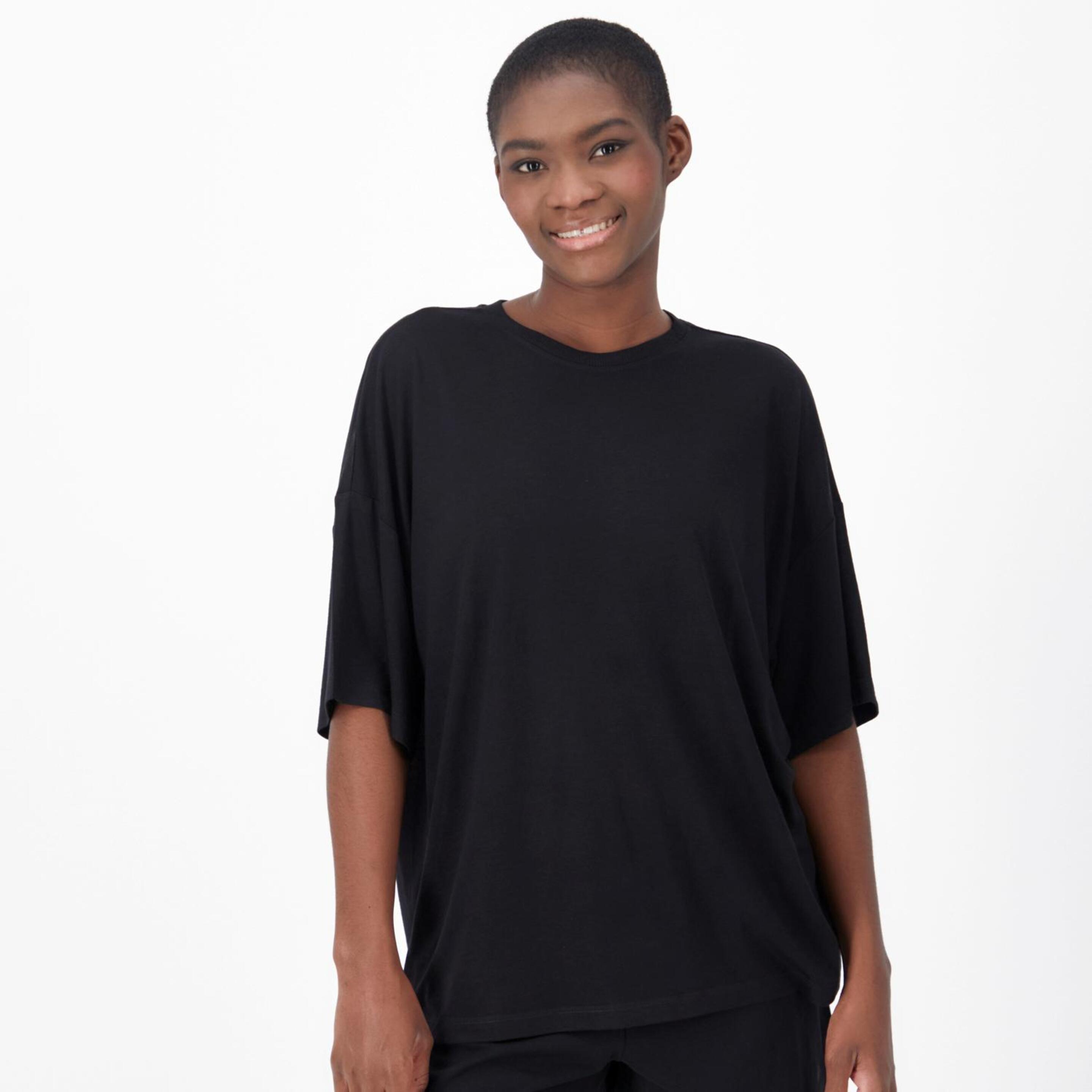 Up Basic - negro - T-shirt Oversize Mulher