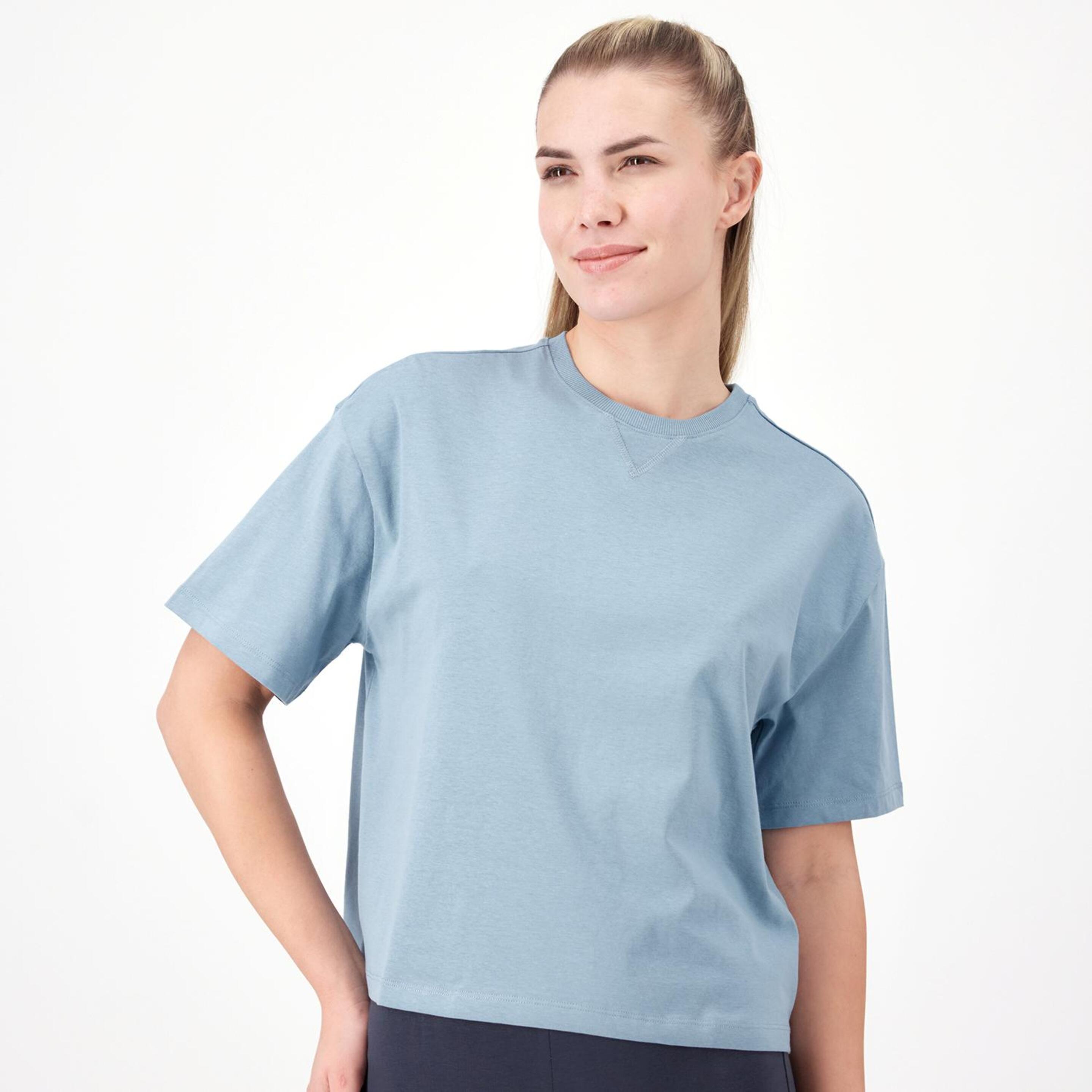 T-shirt Up - azul - T-shirt Boxy Mulher