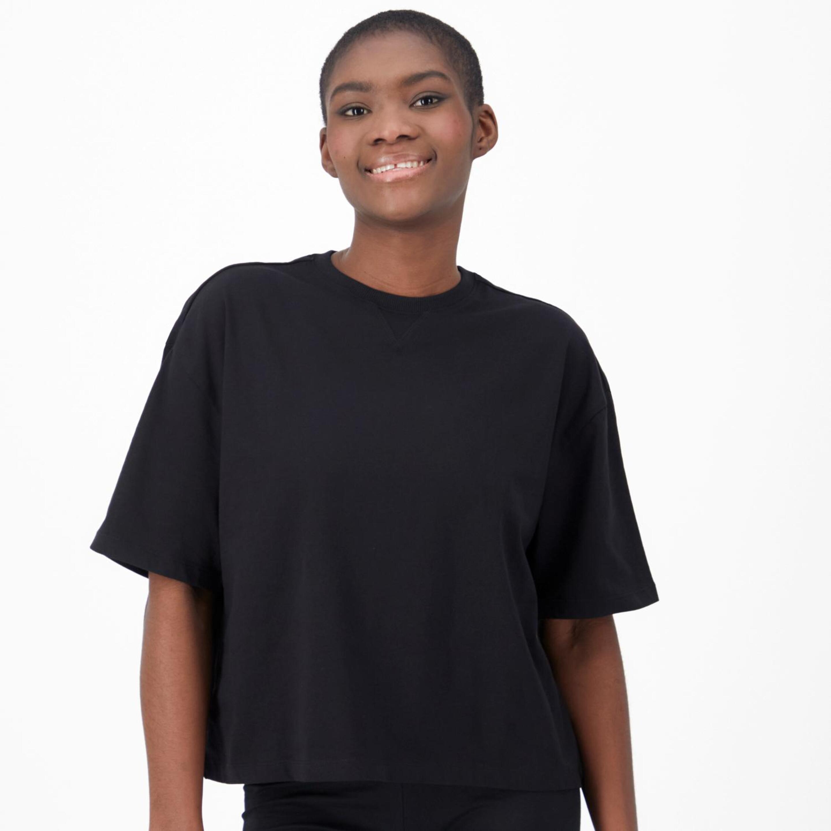 Up Basic - negro - T-shirt Boxy Mulher