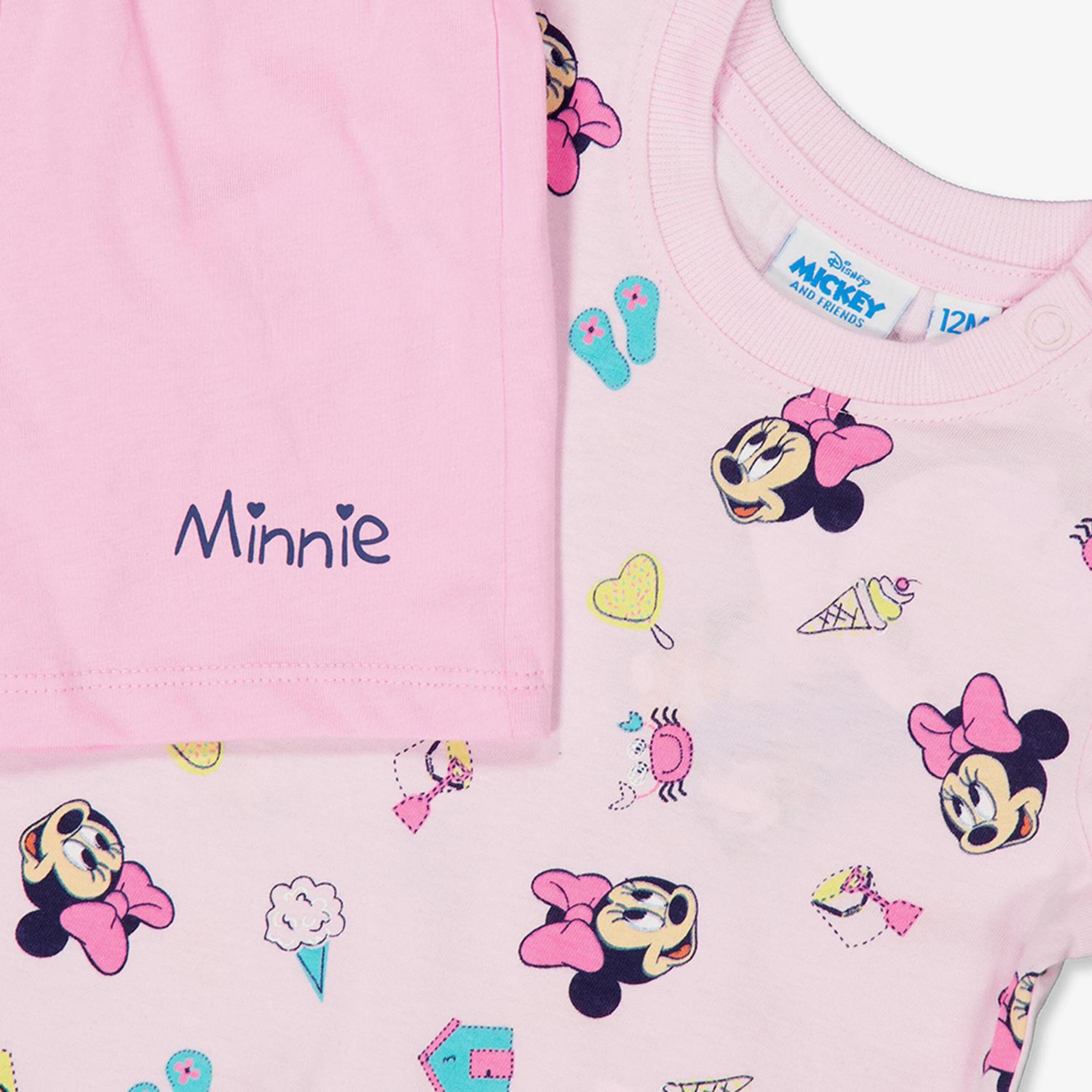 Conjunto Minnie - Rosa - Conjunto Bebé Disney