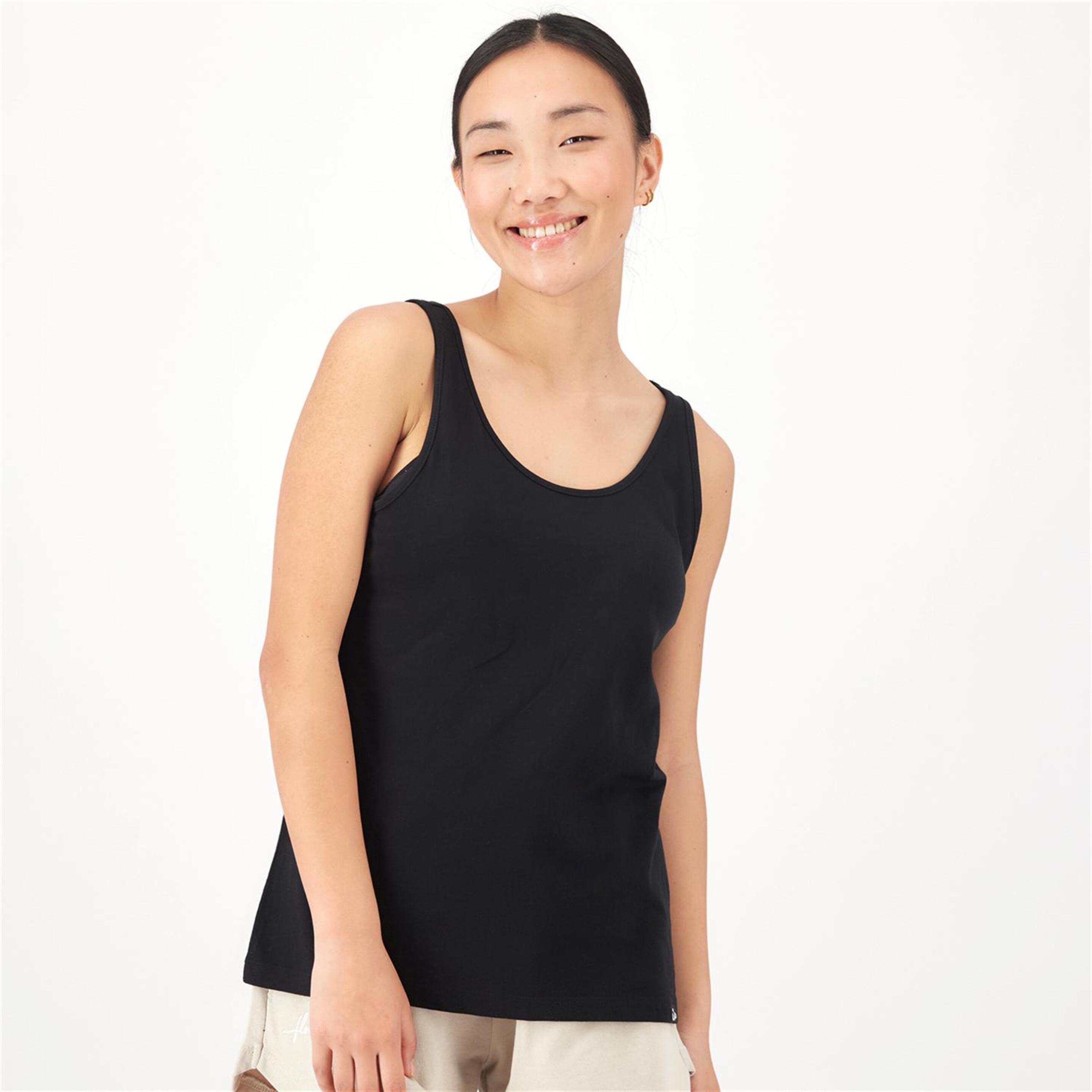 Camiseta Up - negro - Camiseta Tirantes Mujer