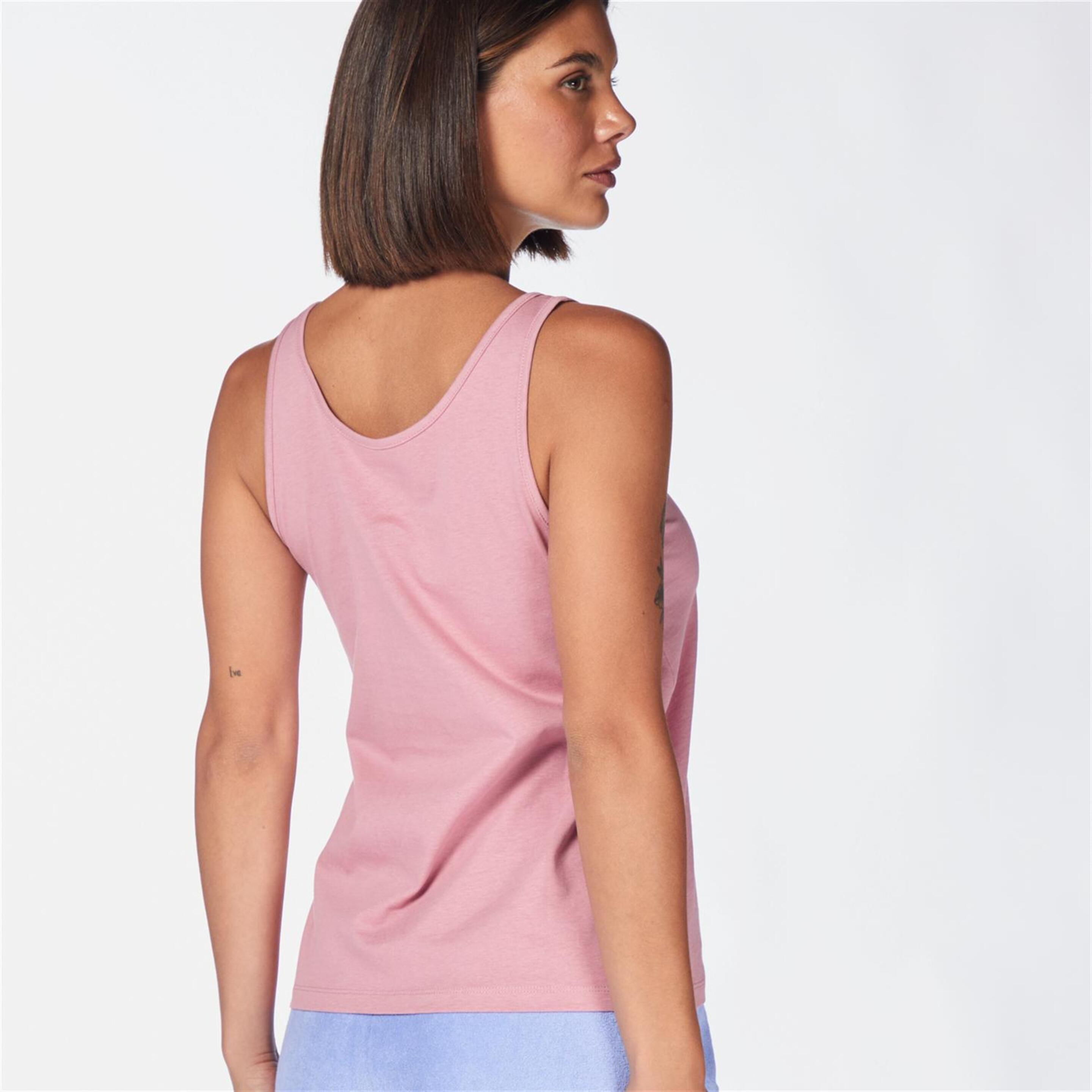 Camiseta Up - Rosa - Camiseta Tirantes Mujer