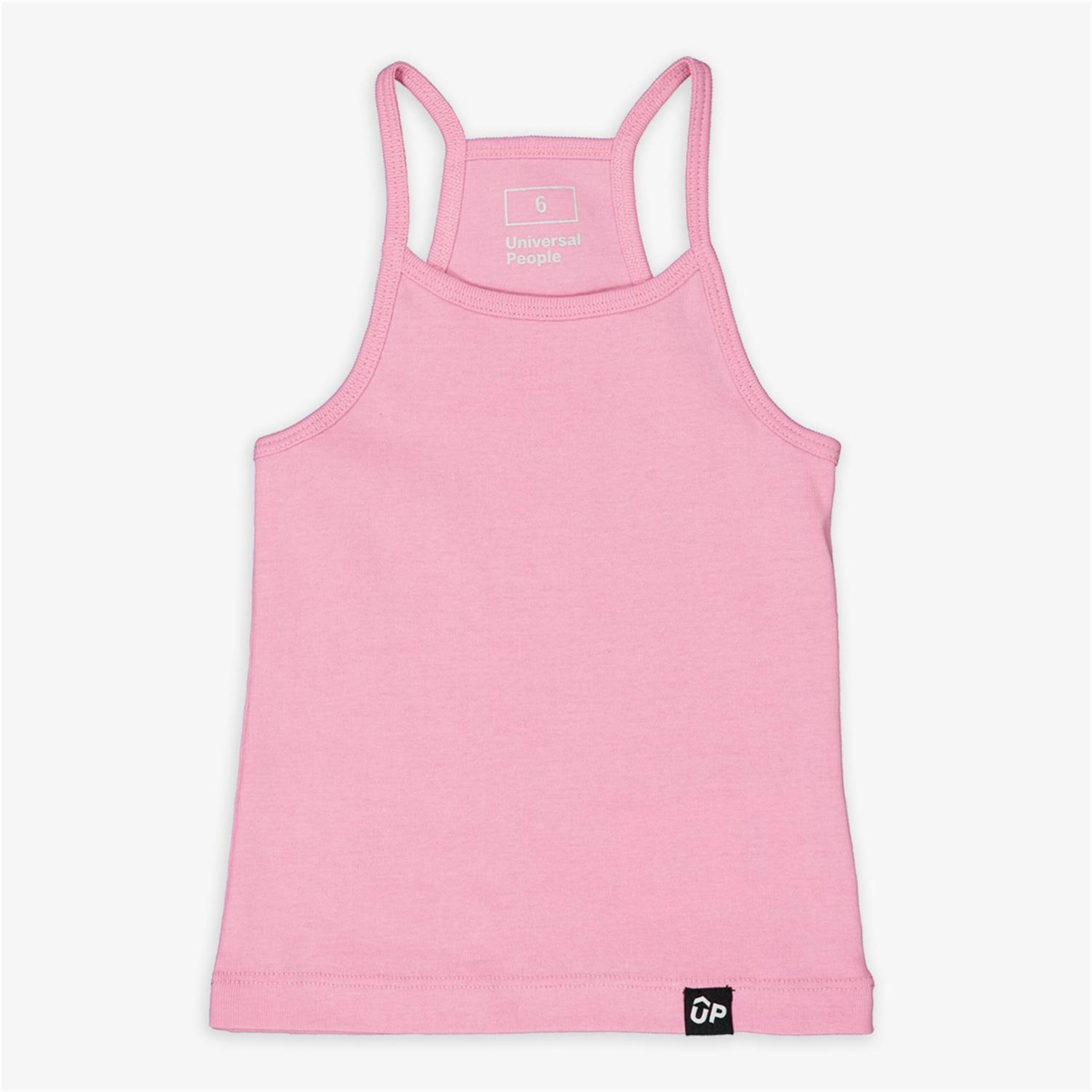 Camiseta Up - rosa - Camiseta Halter Niña