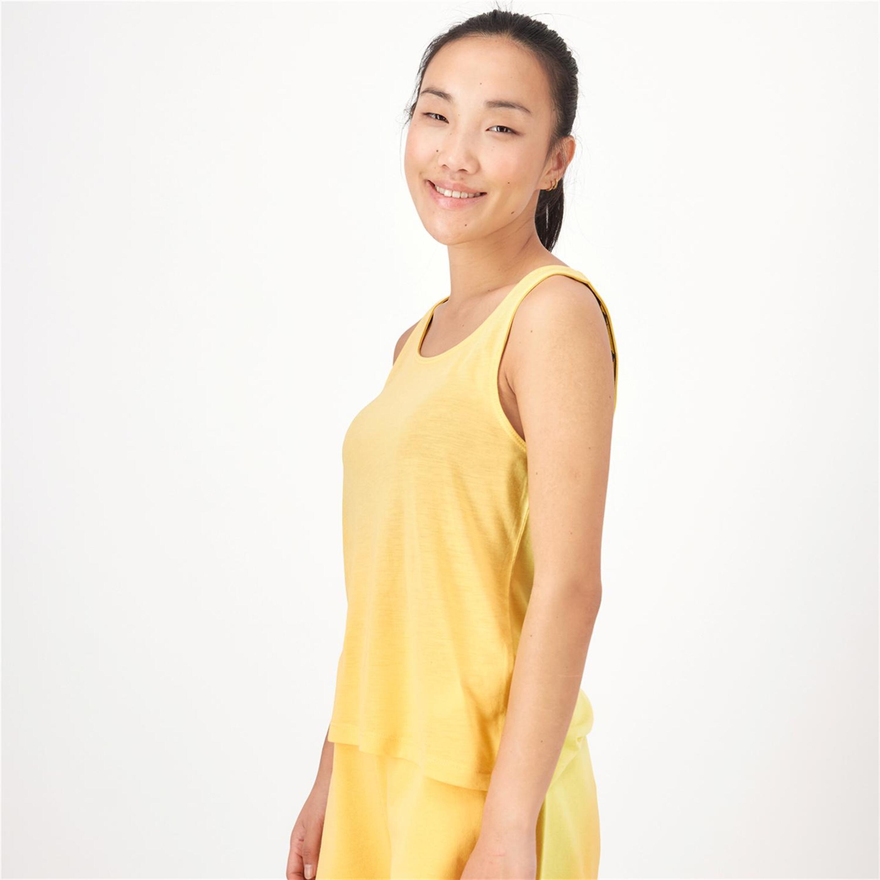 Camiseta Up - Amarillo - Camiseta Tirantes Mujer
