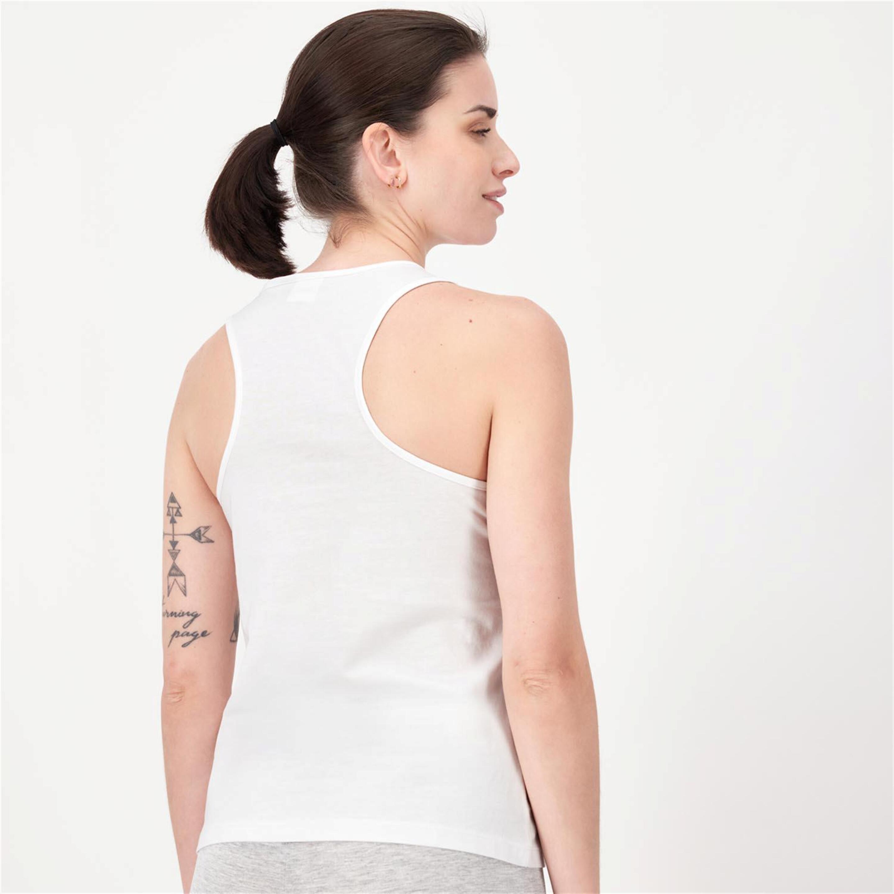 Camiseta Stitch - Blanco - Camiseta Tirantes Mujer