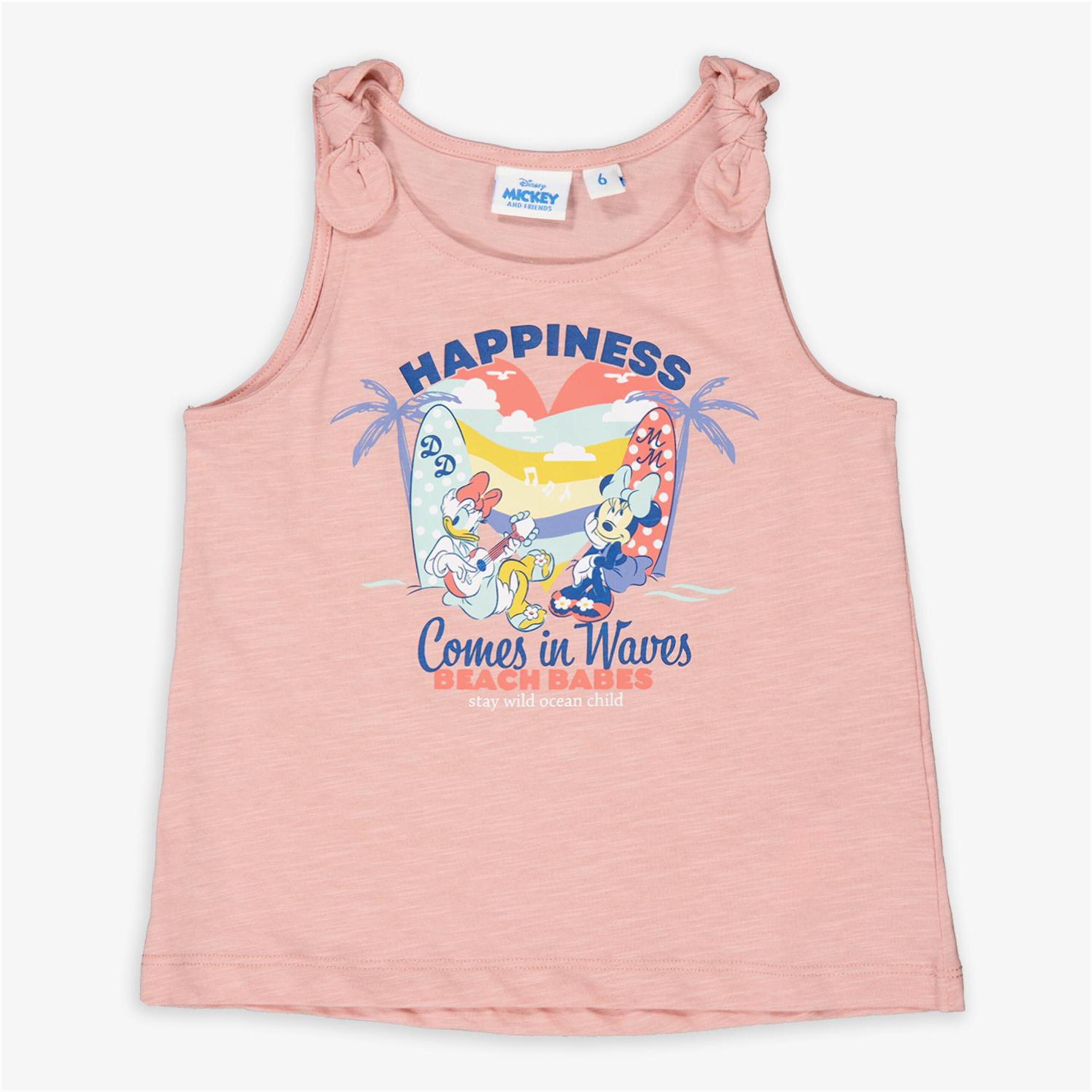 Camiseta Minnie - rosa - Camiseta Tirantes Niña Disney