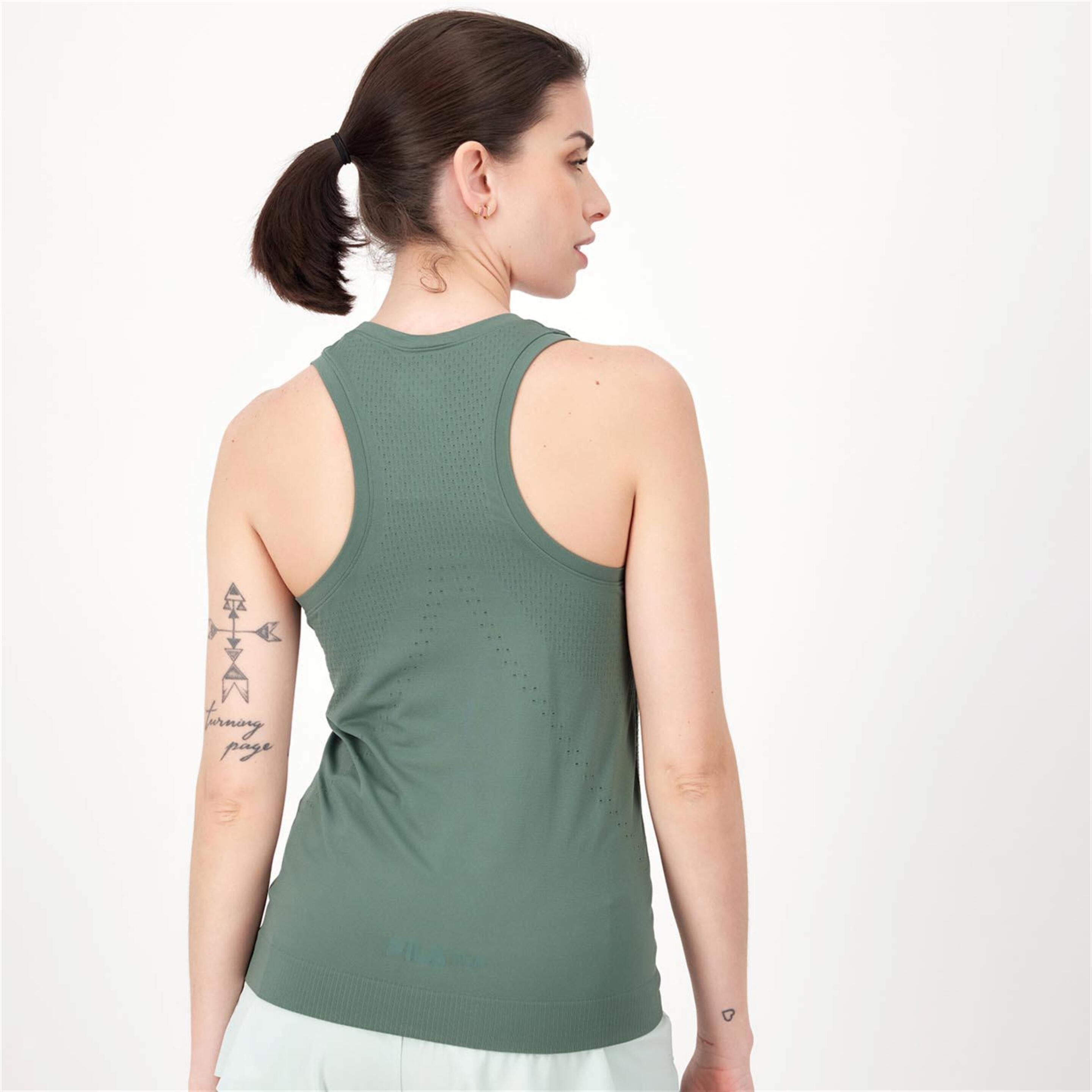 Camiseta Fila - Kaki - Camiseta Running Mujer