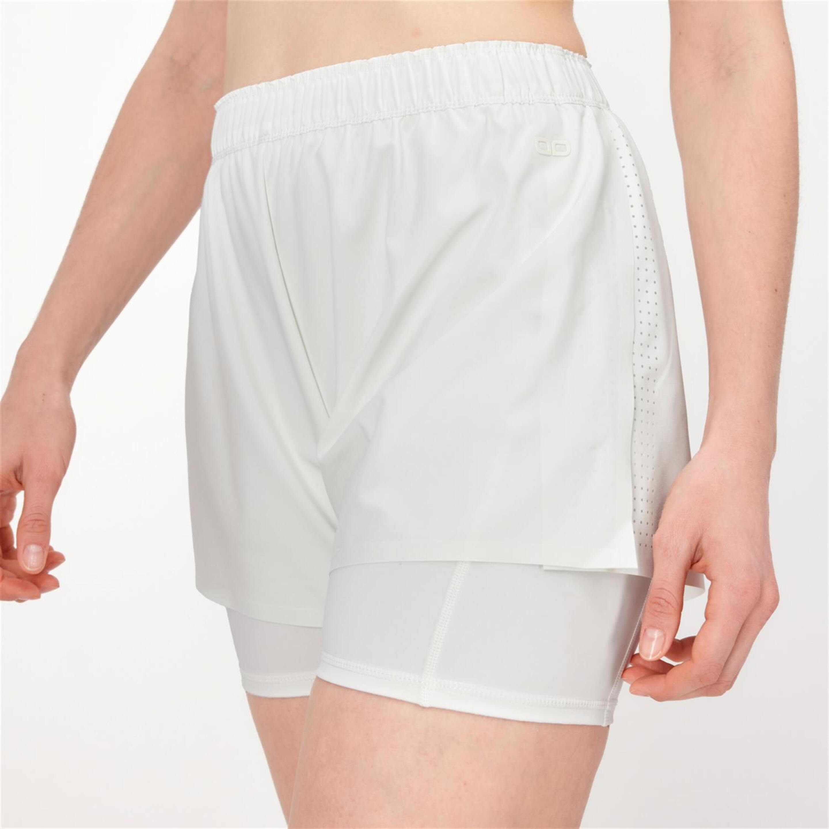 Pantalón Corto Doone - blanco - Pantalón + Malla Mujer
